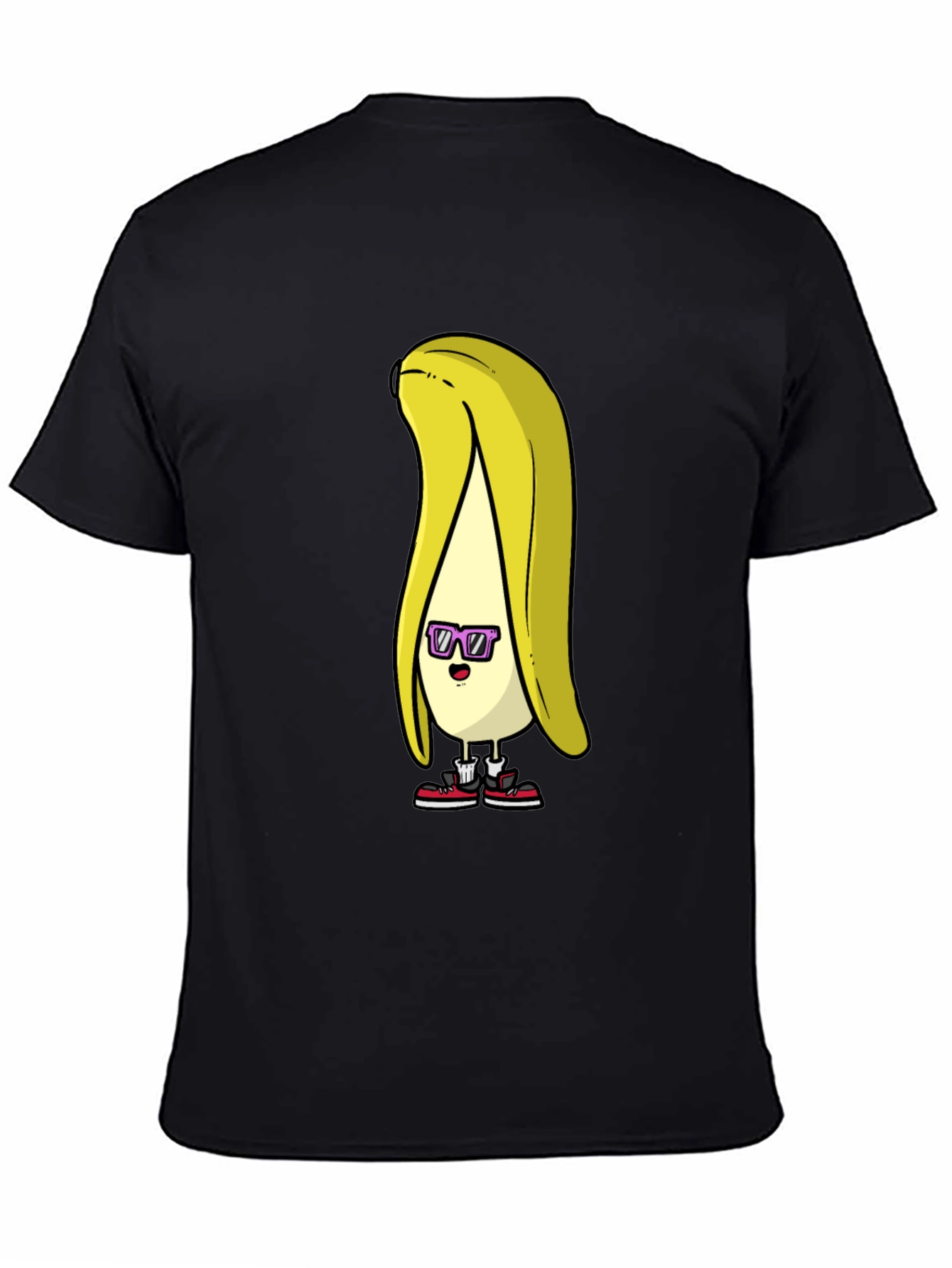 Black Cool Banana Graphic T-Shirt view 4