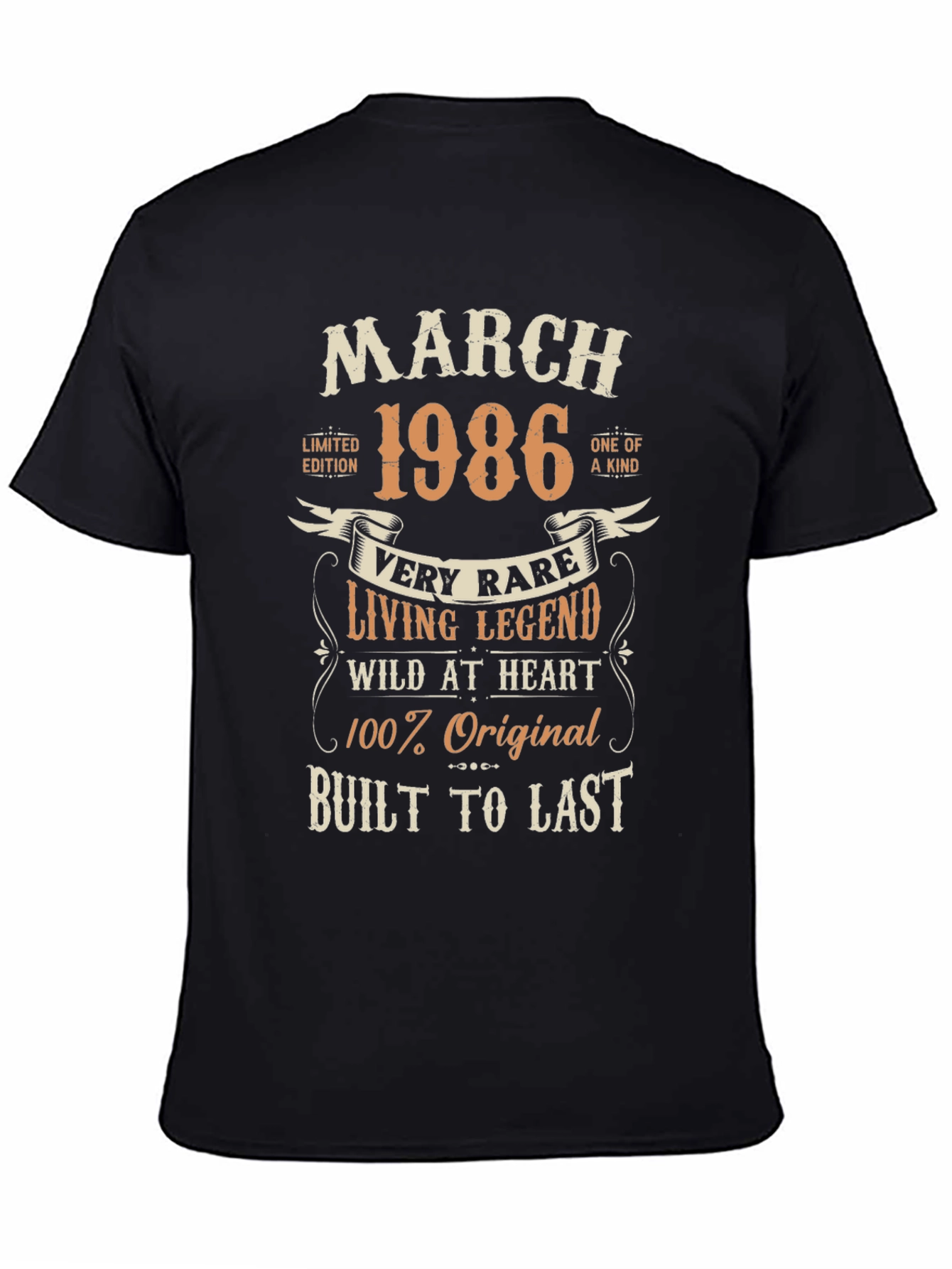 Black March 1986 Limited Edition Living Legend T-Shirt view 4