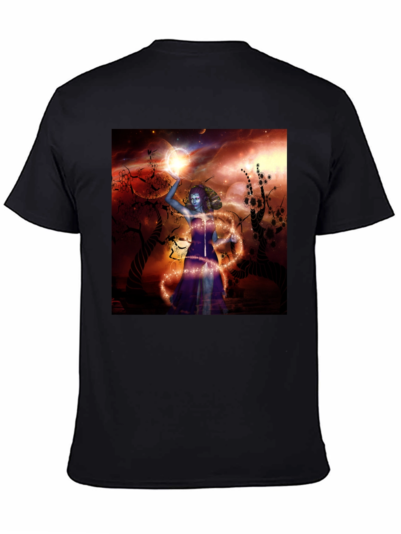 Mystic Sorceress Graphic T-Shirt - 4