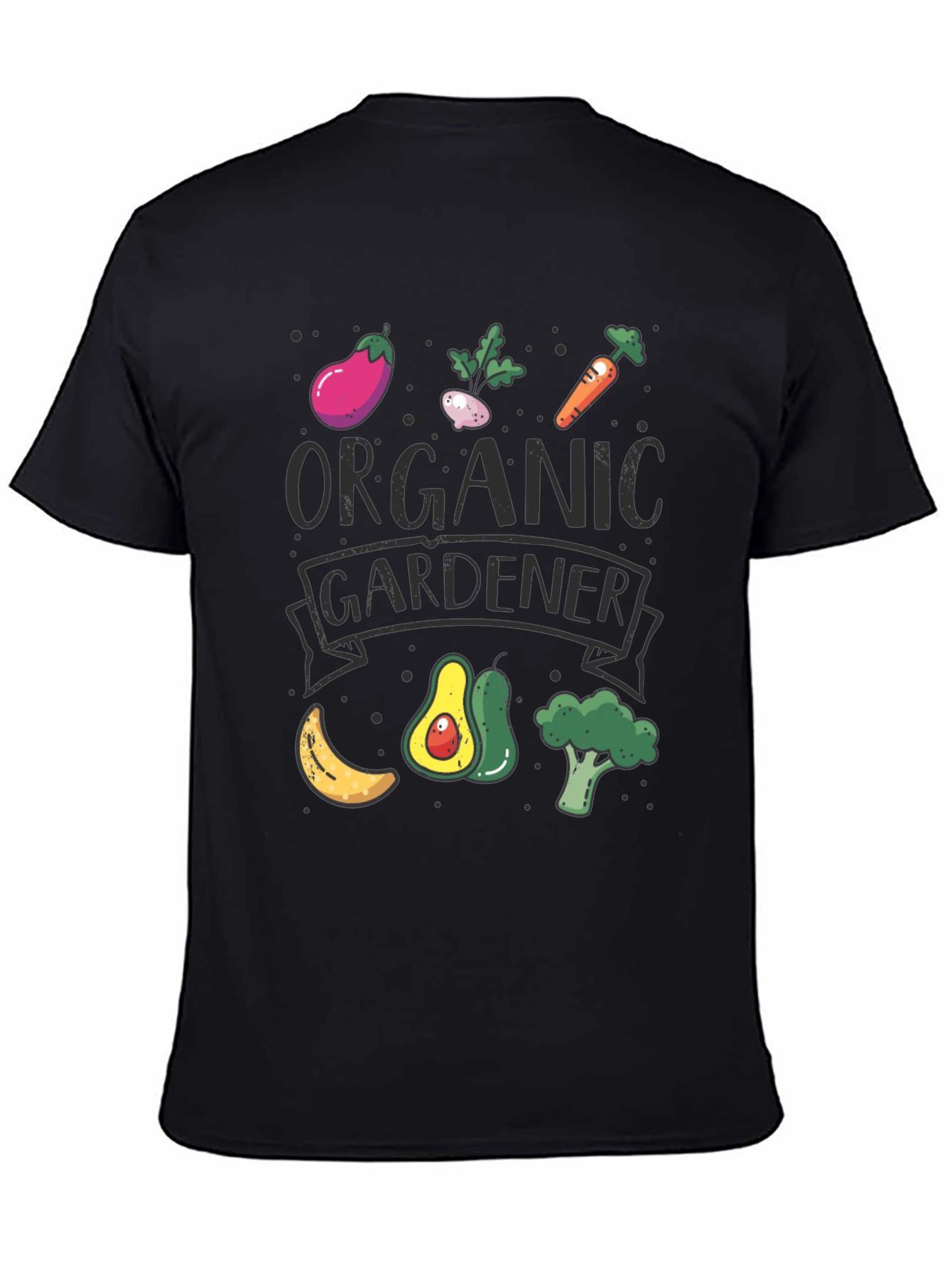 Organic Gardener Graphic T-Shirt - Black - 4