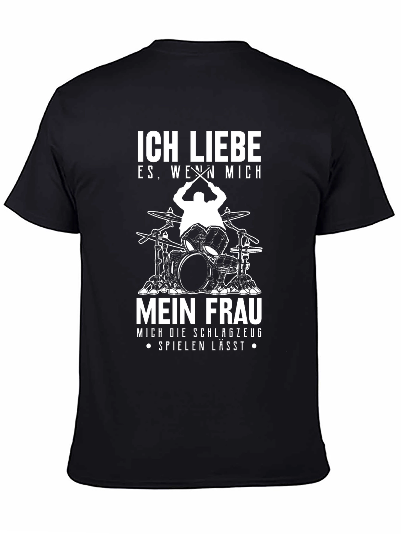 Black Drummer Wife T-Shirt view 4