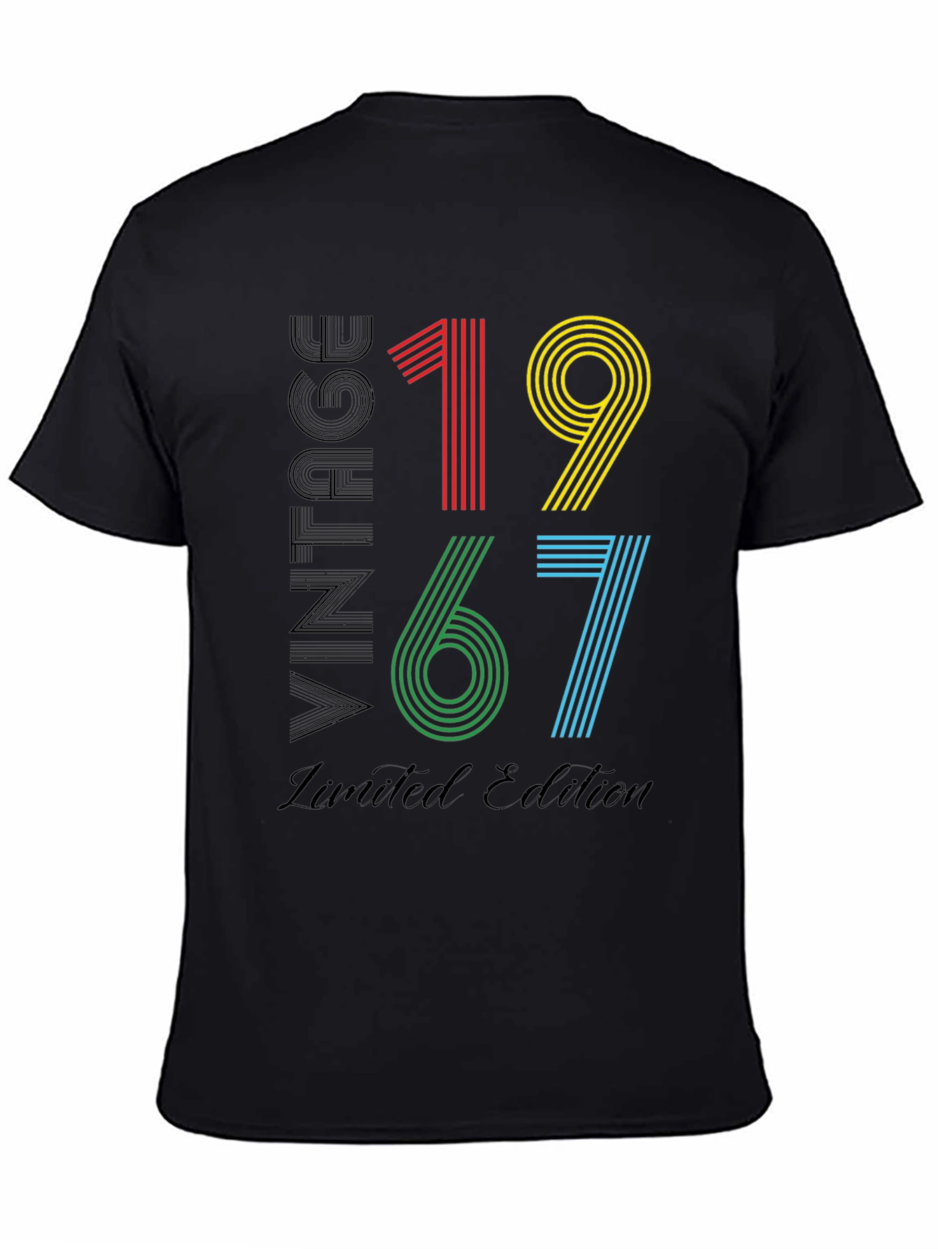 Black Vintage 1967 Limited Edition Graphic T-Shirt view 4