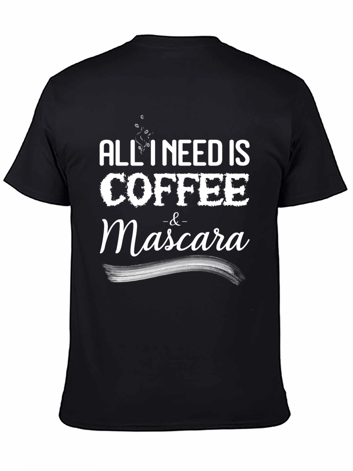 Black Coffee & Mascara Graphic T-Shirt view 4