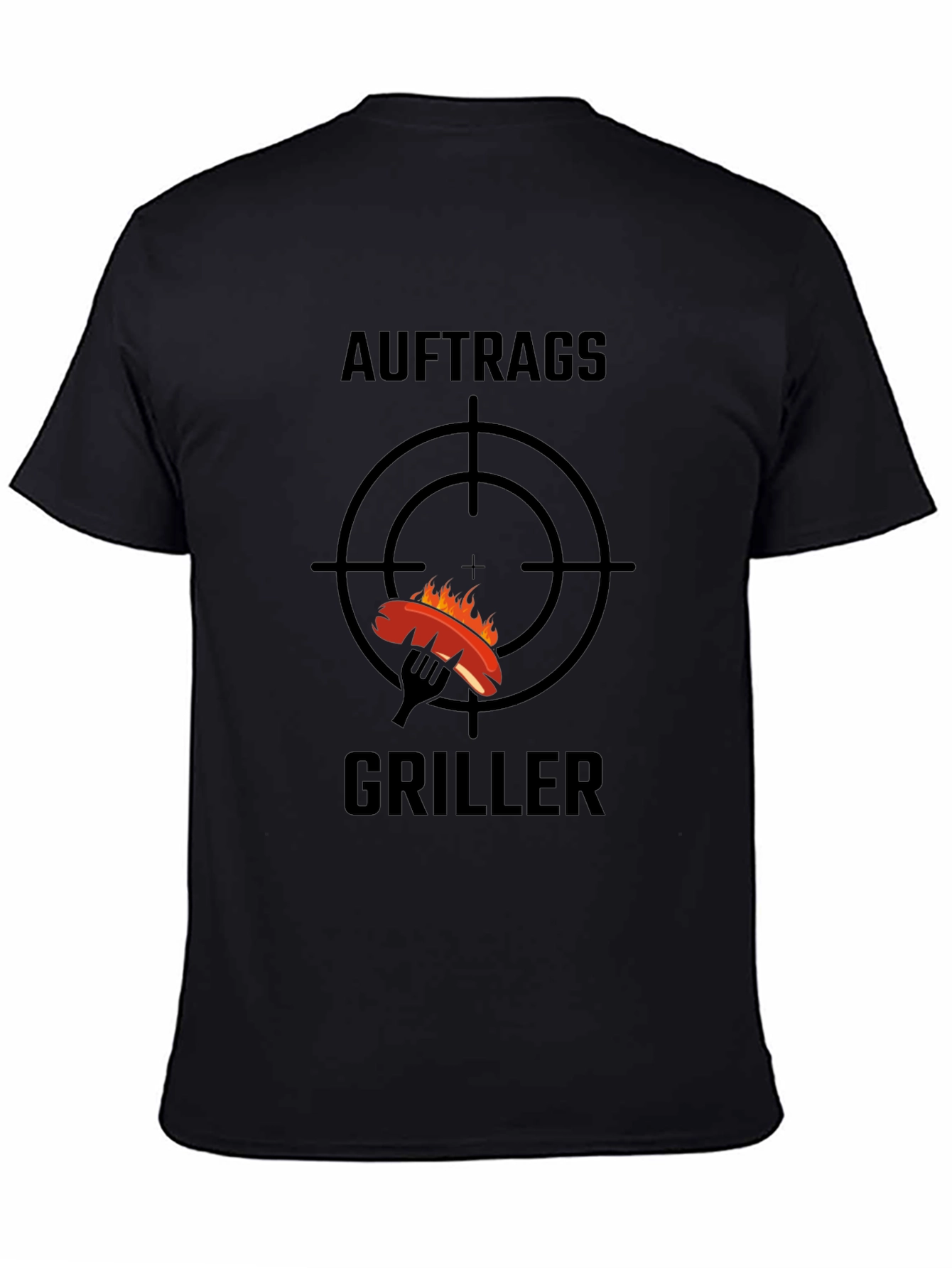 Black Auftrags Griller Graphic Tee view 4
