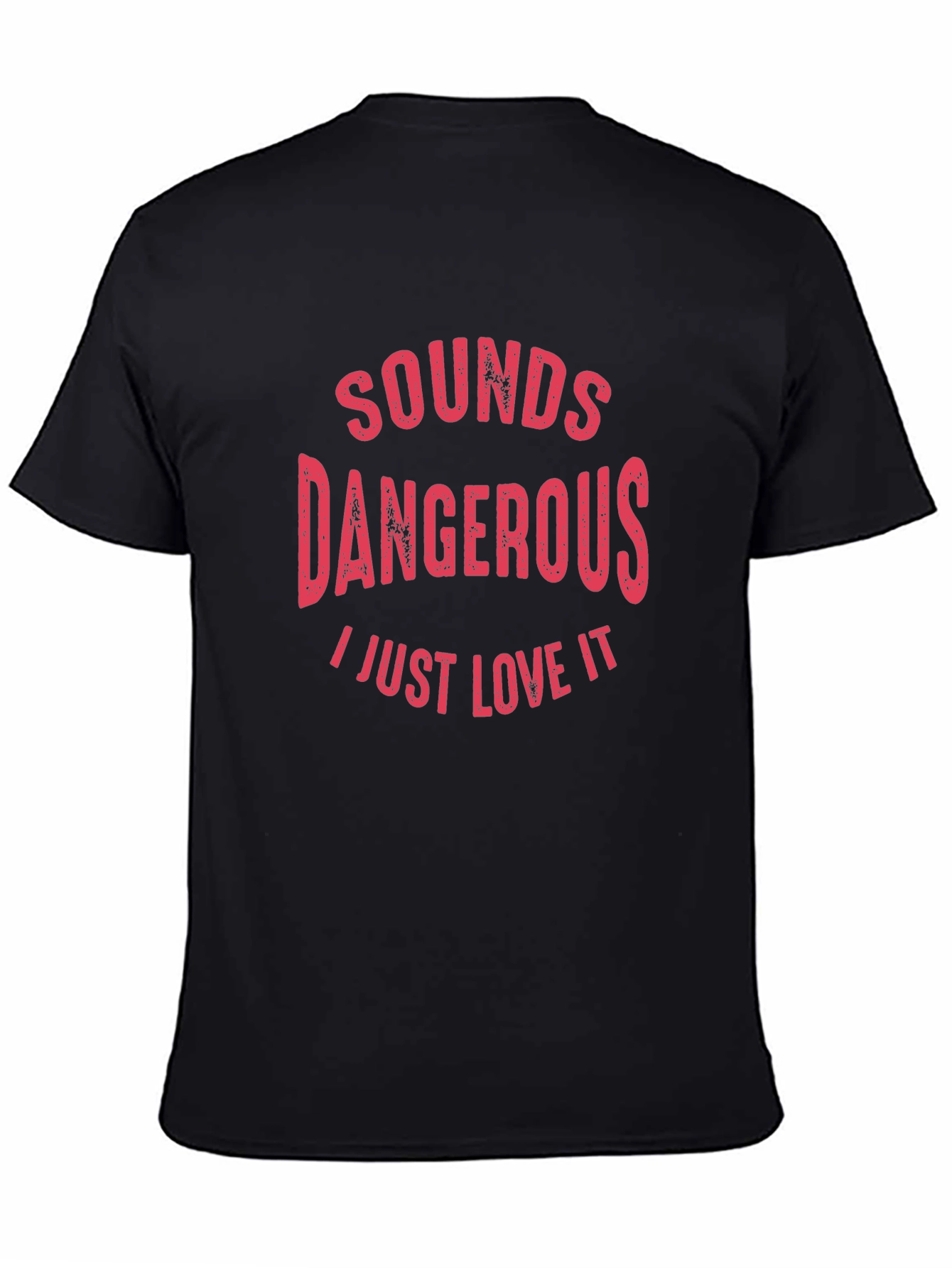 Black Sounds Dangerous Graphic Tee - I Just Love It T-Shirt view 4