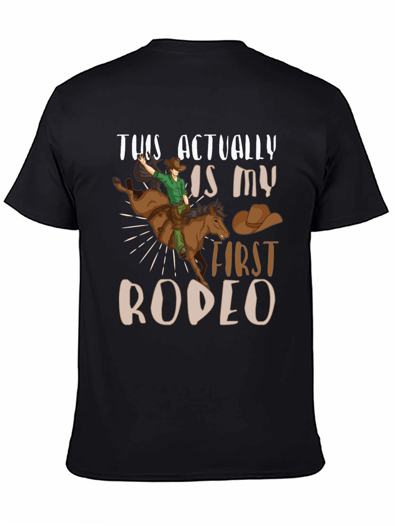 First Rodeo Graphic Tee - Cowboy T-Shirt - 4