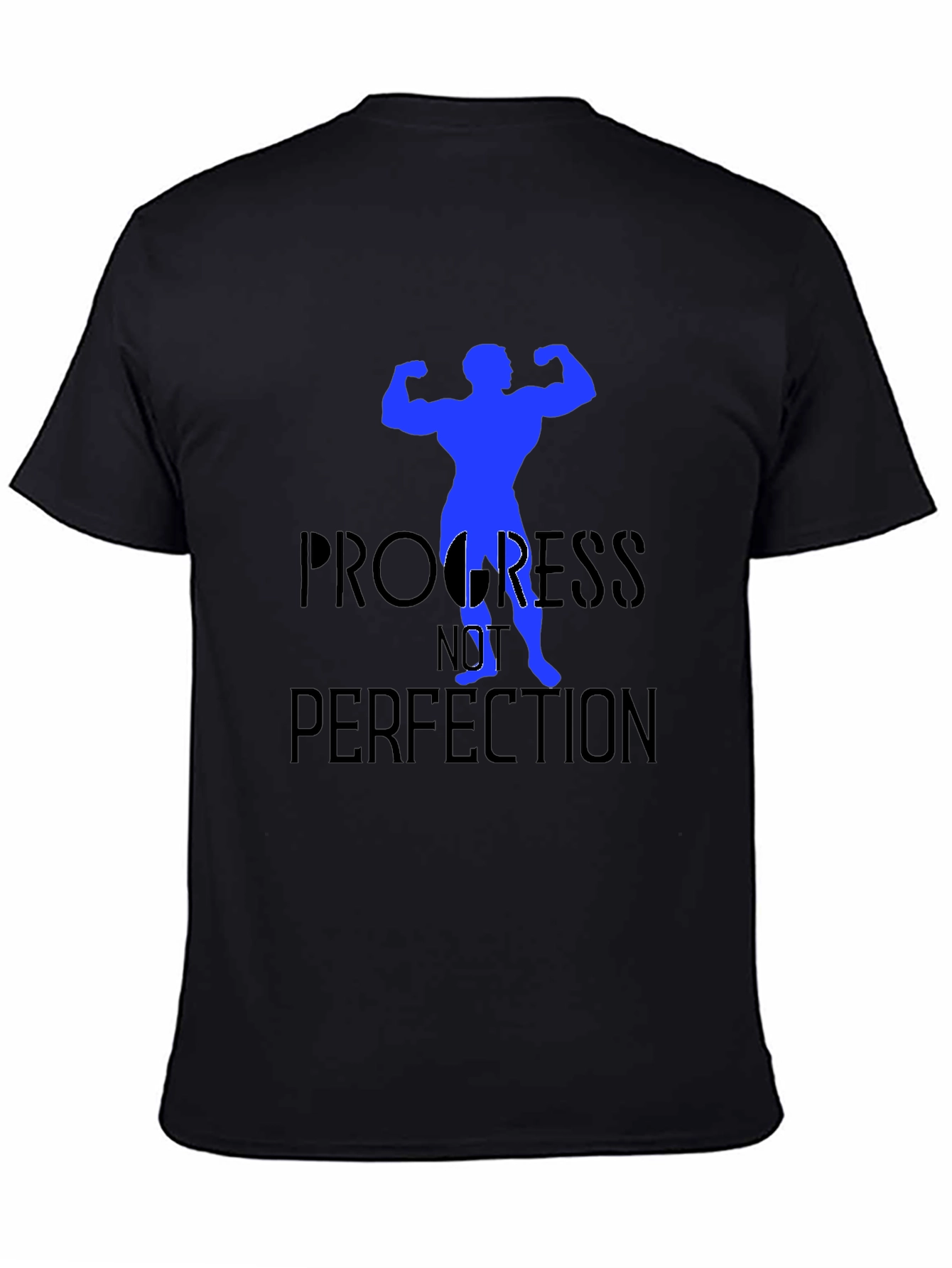 Progress Not Perfection Black T-Shirt - 4
