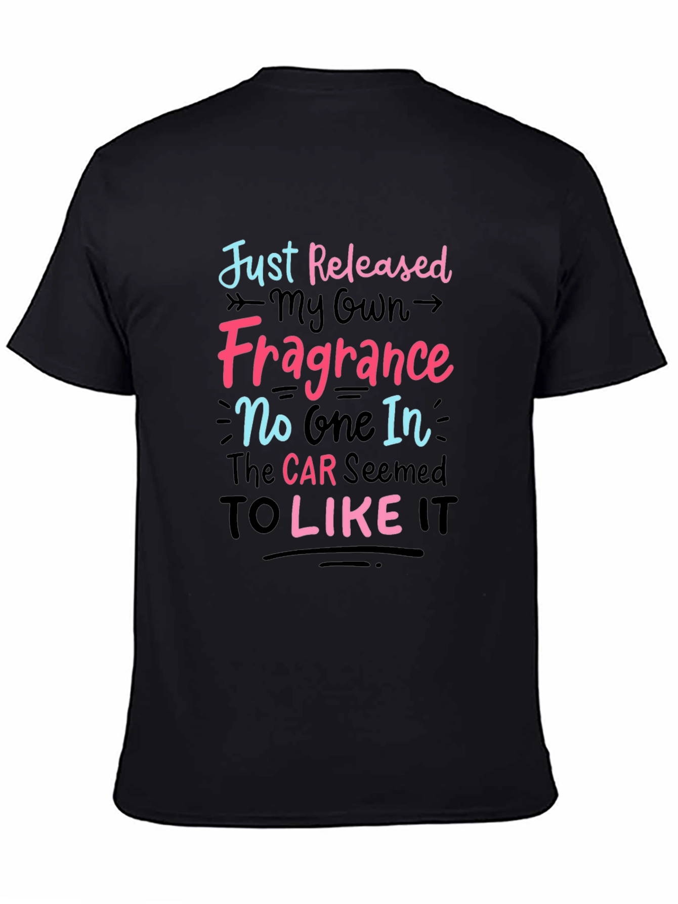 Black Humorous Fragrance T-Shirt view 4