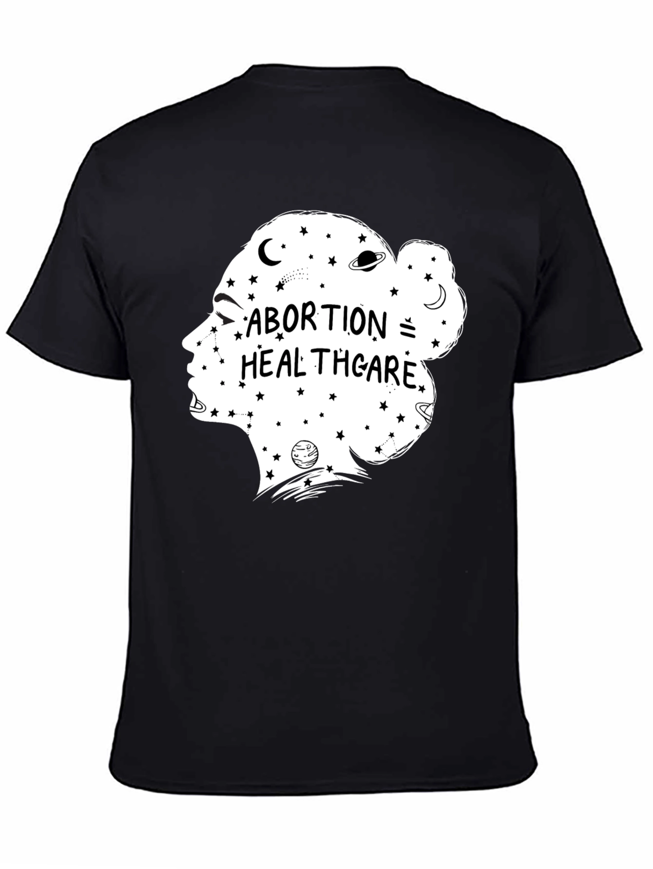 Black Abortion is Healthcare Graphic Tee view 4