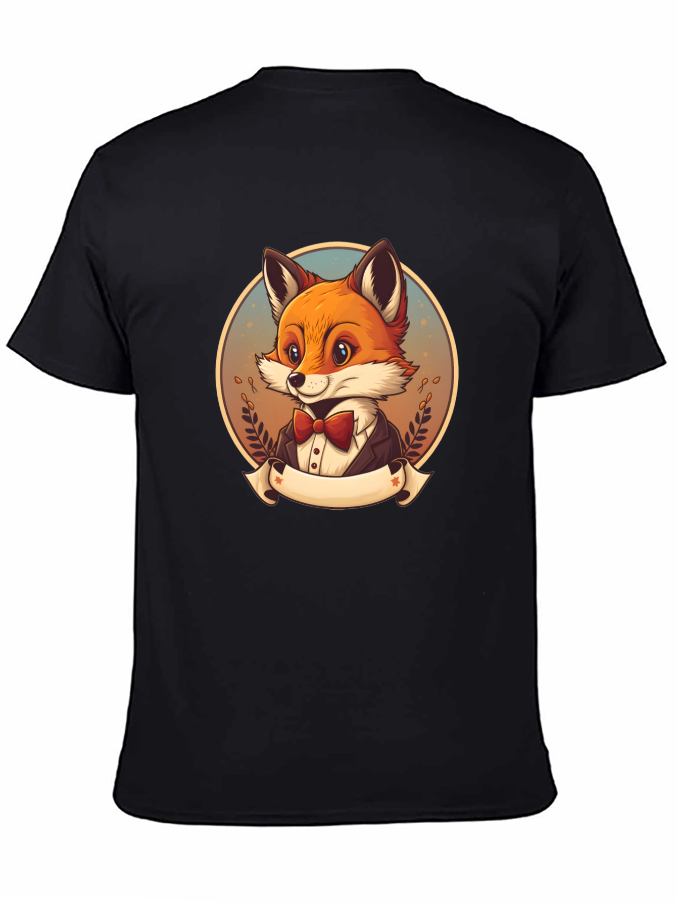 Black Fox in Suit Graphic Tee - Stylish & Fun view 4