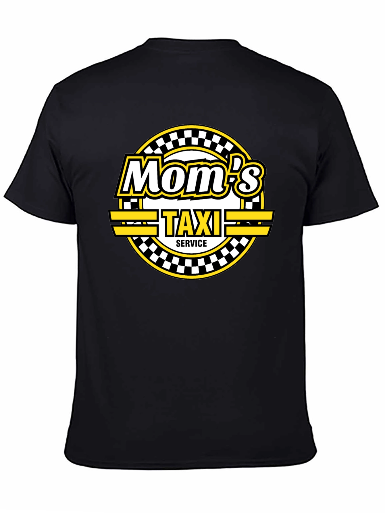 Mom's Taxi Service Black T-Shirt - 4