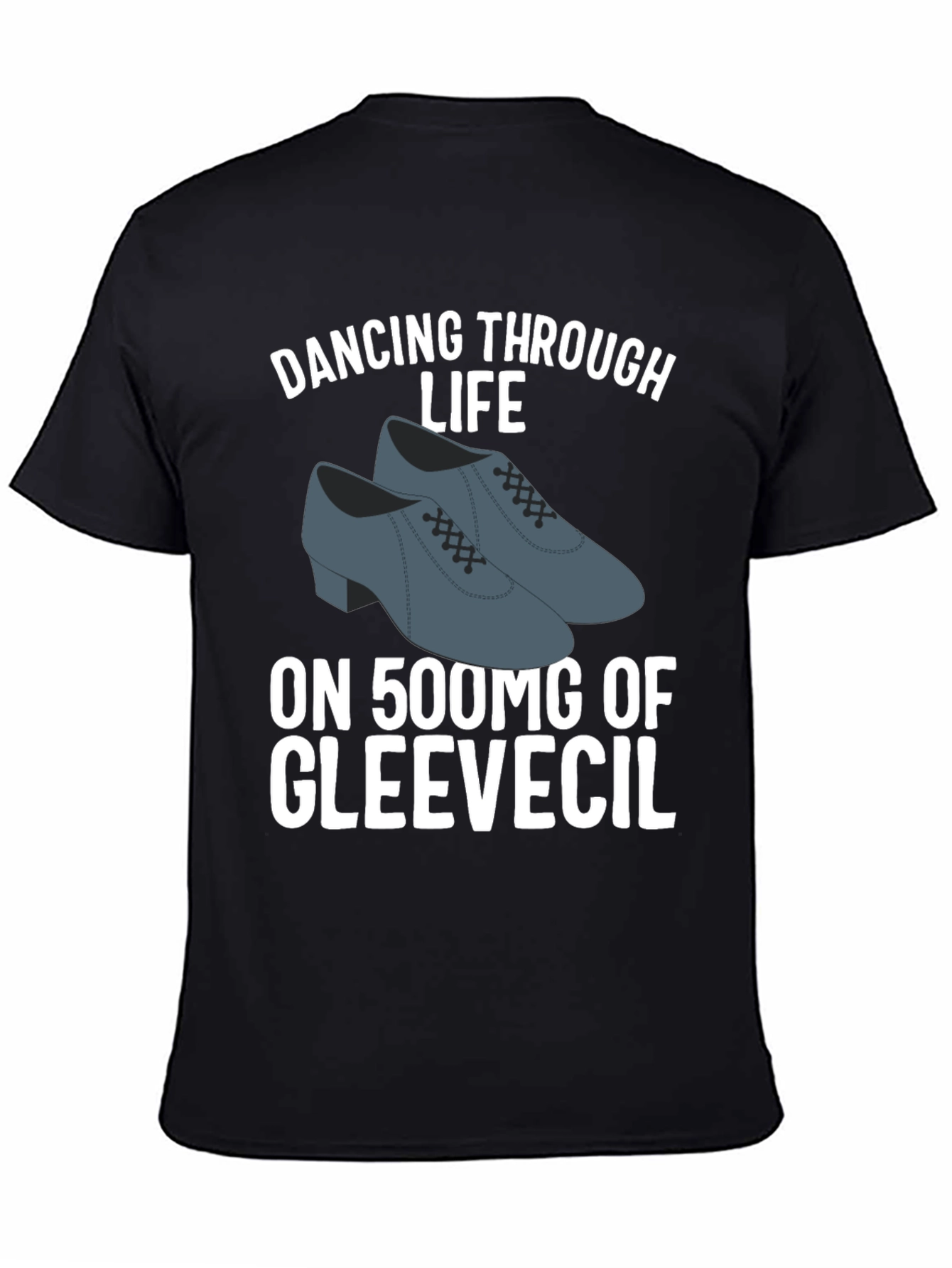 Black Dancing Through Life Graphic Tee view 4