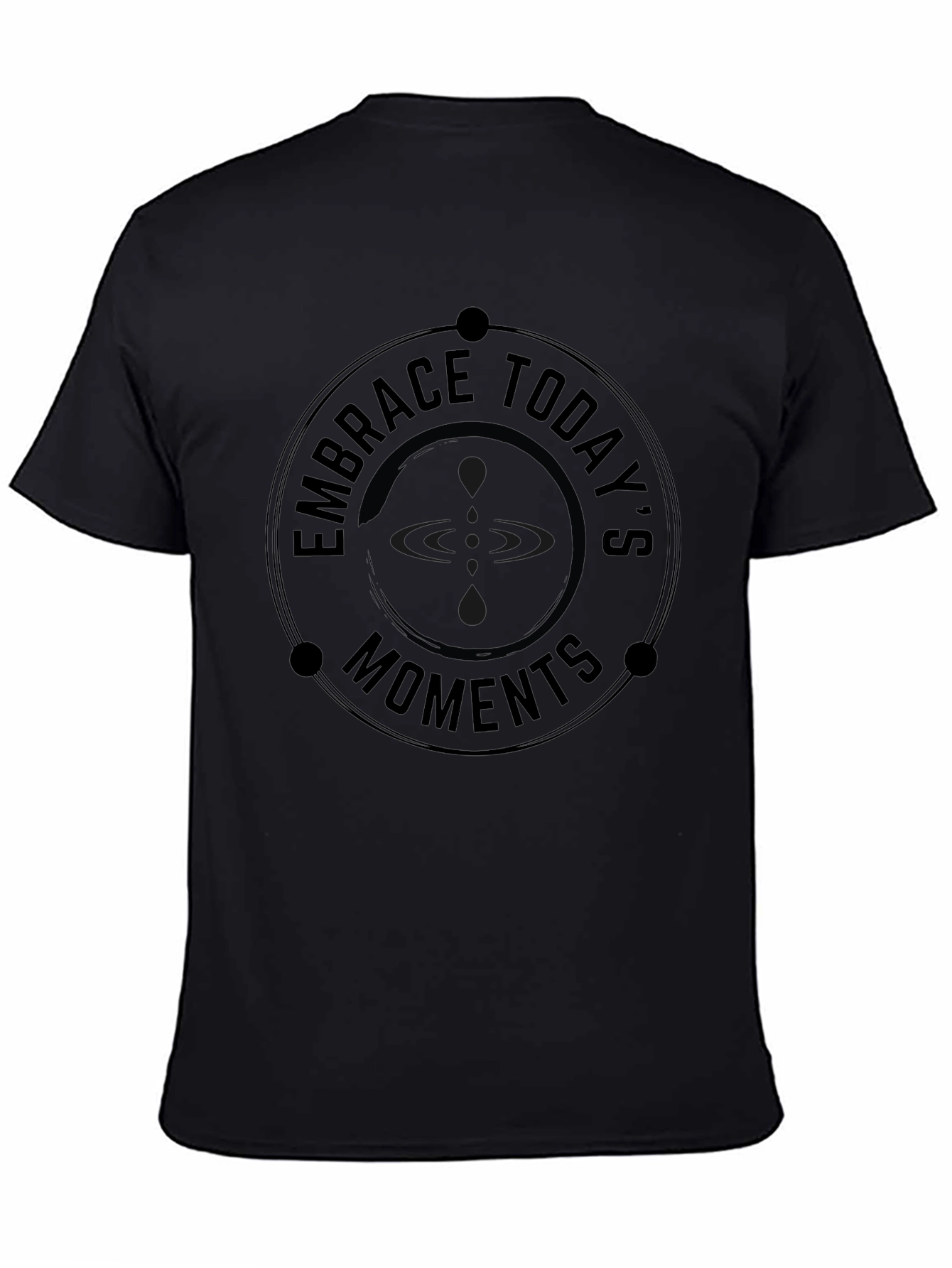 Black Embrace Today's Moments Black Graphic Tee view 4
