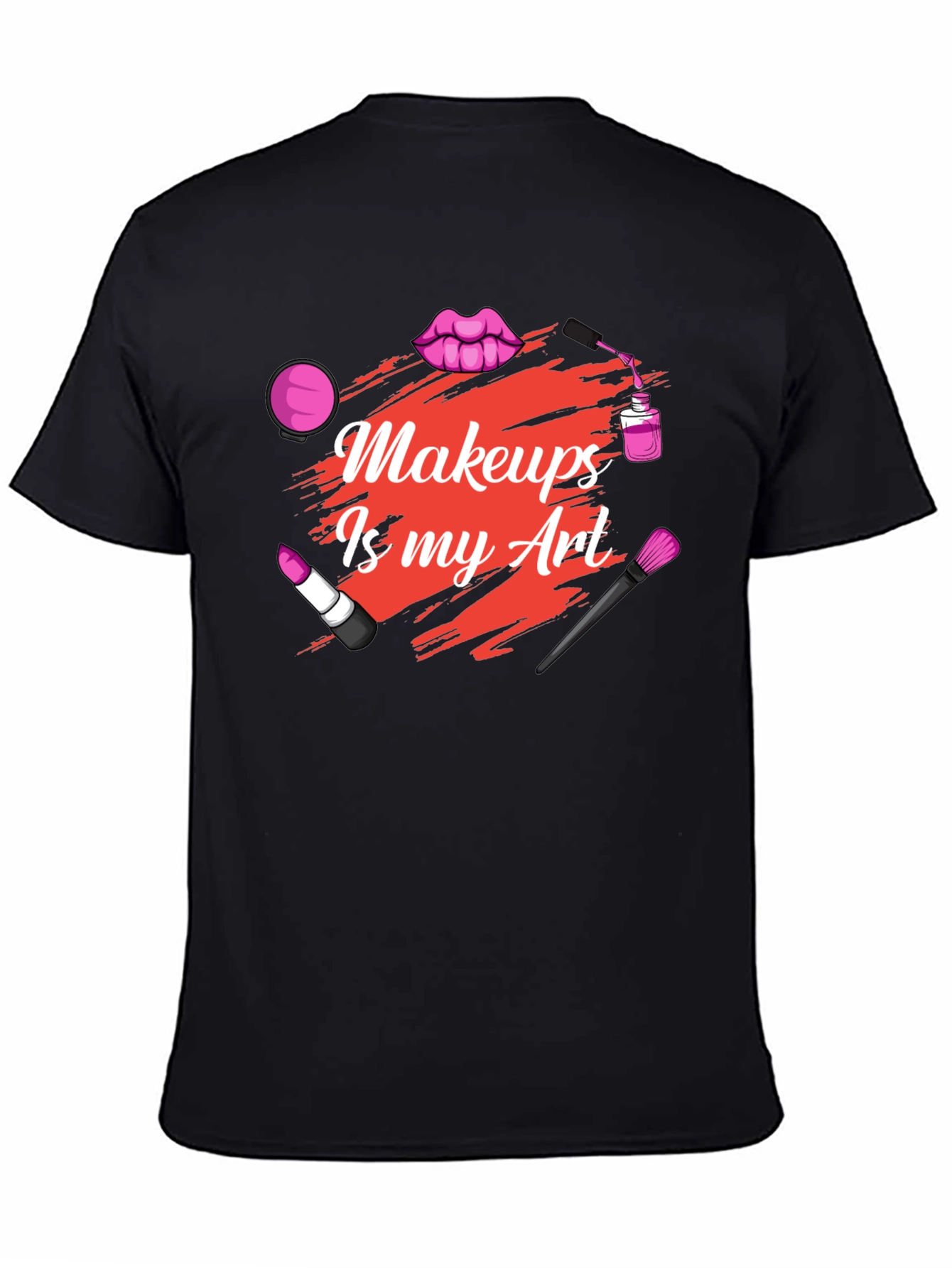 Black Makeup Is My Art - Graphic T-Shirt view 4