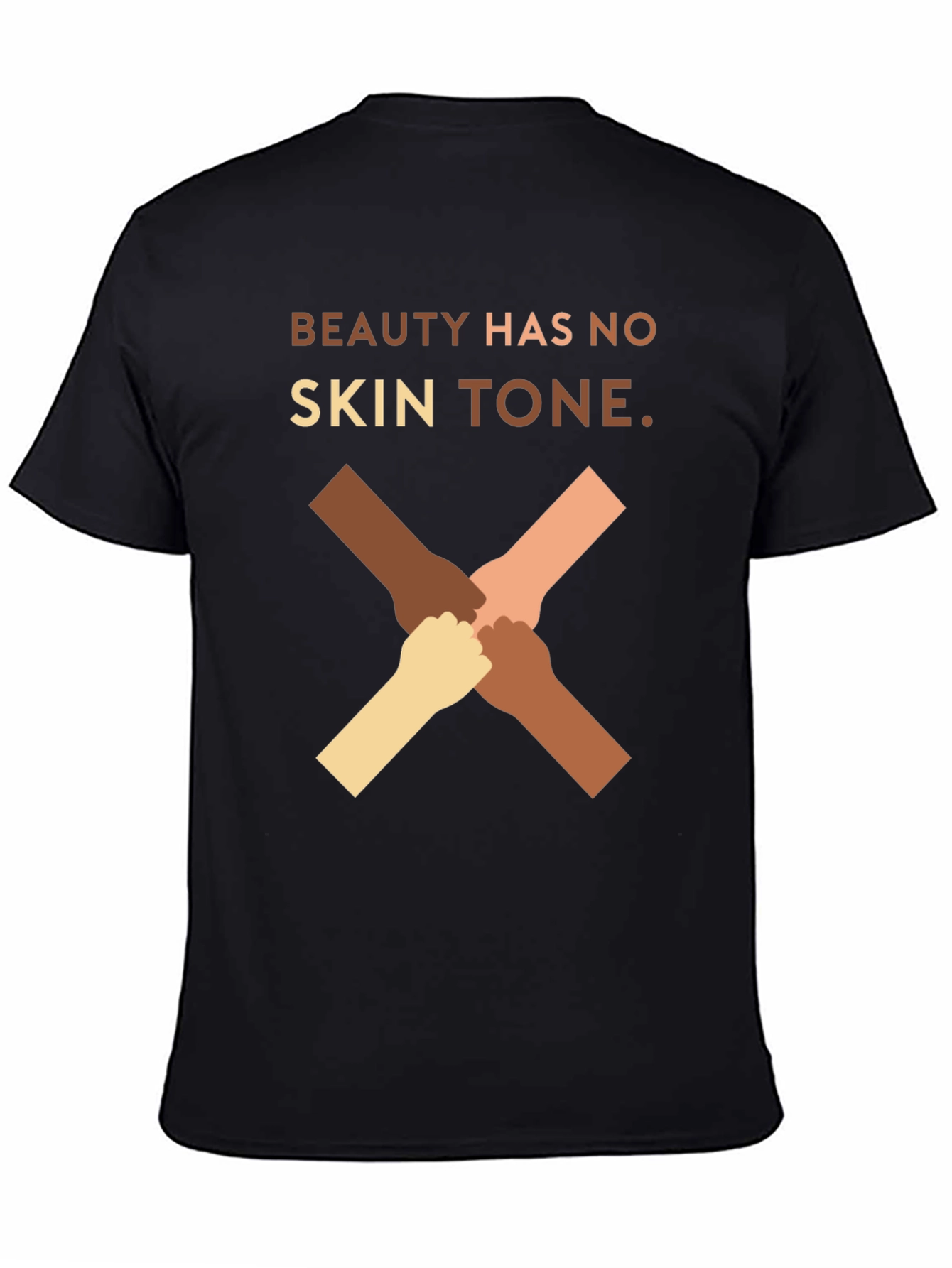 Black Beauty Has No Skin Tone Graphic T-Shirt view 4