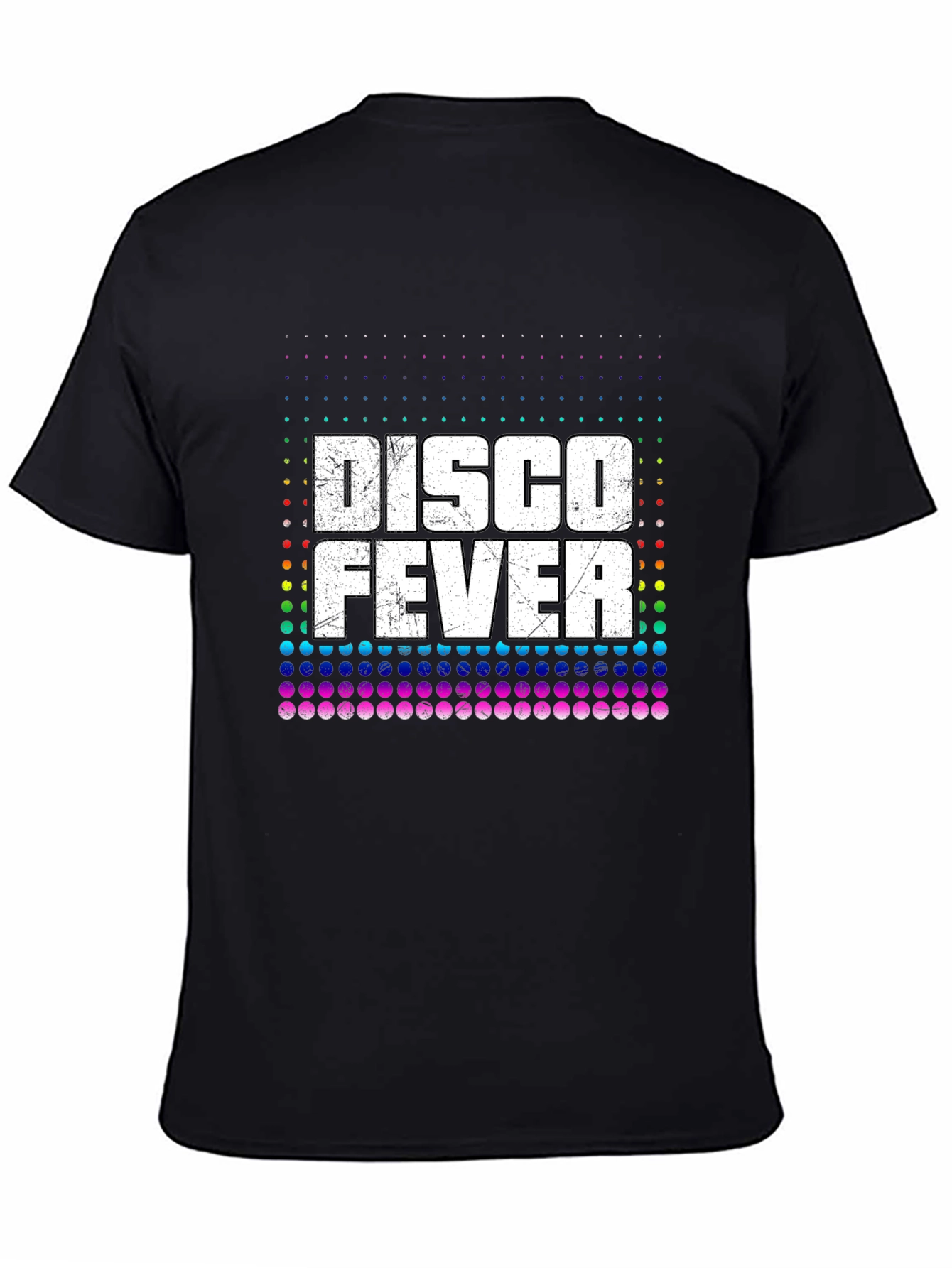 Black Disco Fever Graphic Tee - Retro Style view 4