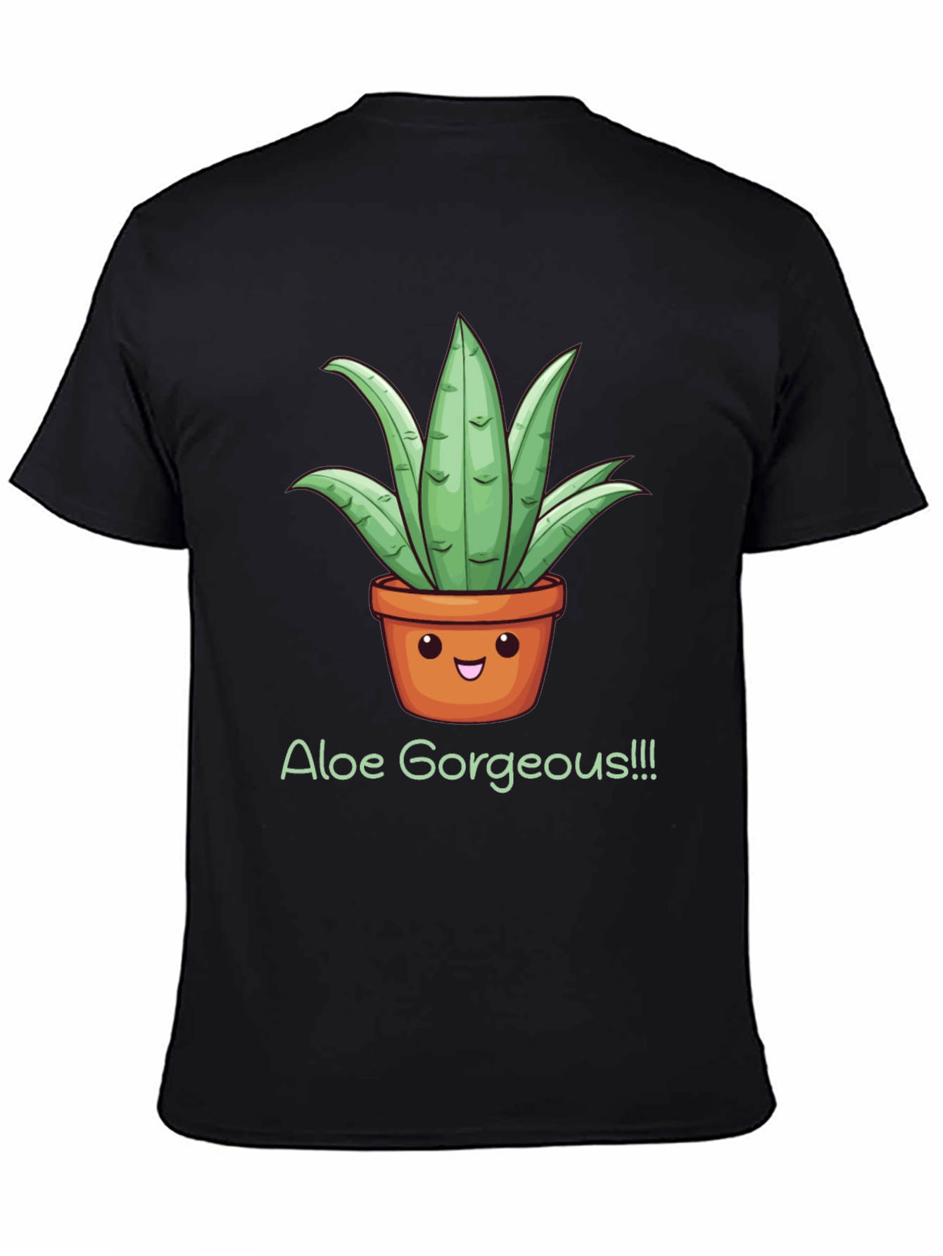 Black Aloe Gorgeous Graphic Tee view 4