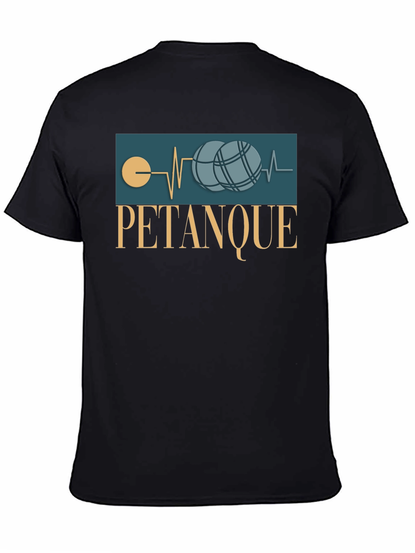 Pétanque Heartbeat T-Shirt - Bocce Ball Lover's Tee - 4