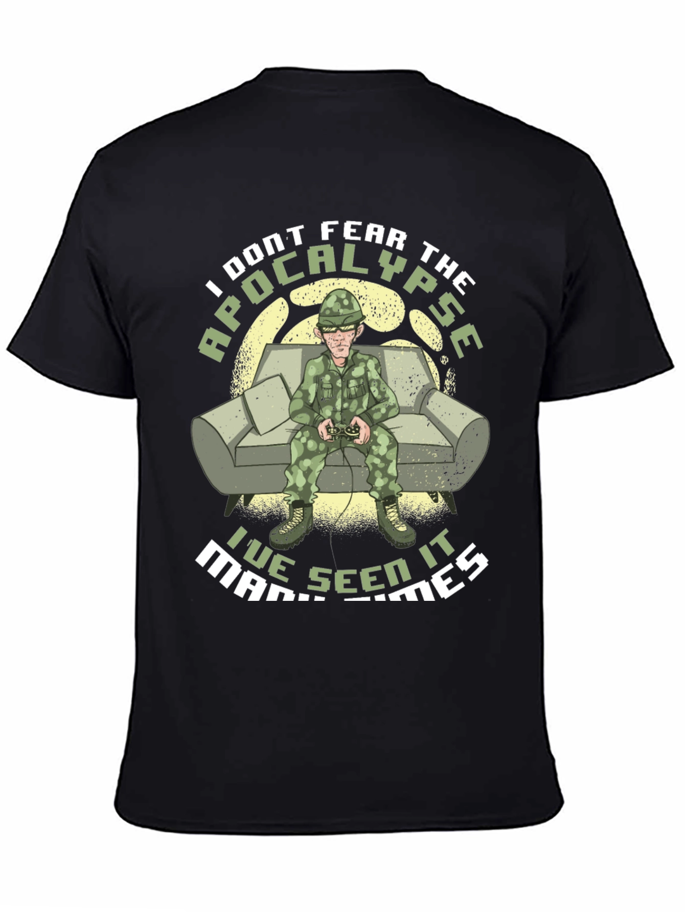Apocalypse Gamer T-Shirt - Military Style - 4