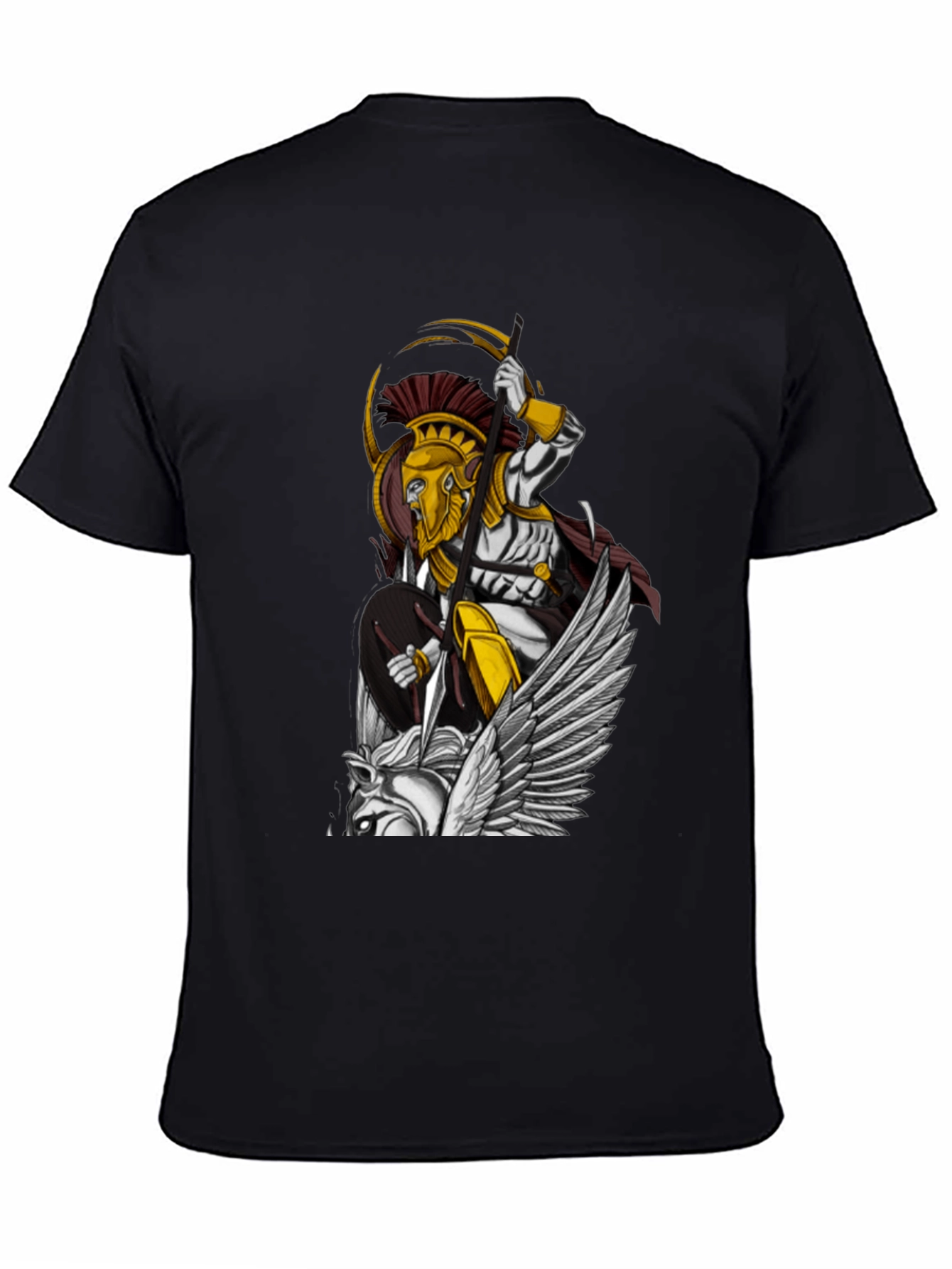 Black Warrior Graphic Tee - Stylish & Bold Design view 4