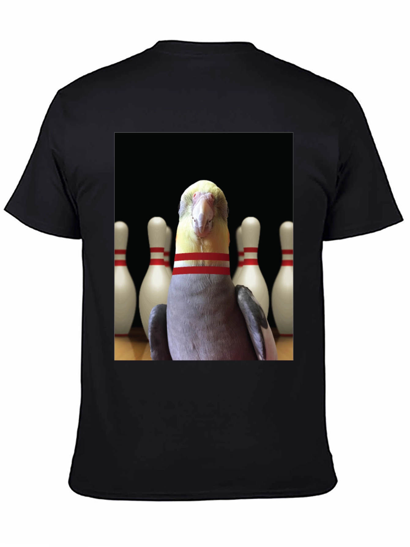 Black Bowling Bird T-Shirt - Strike a Pose! view 4