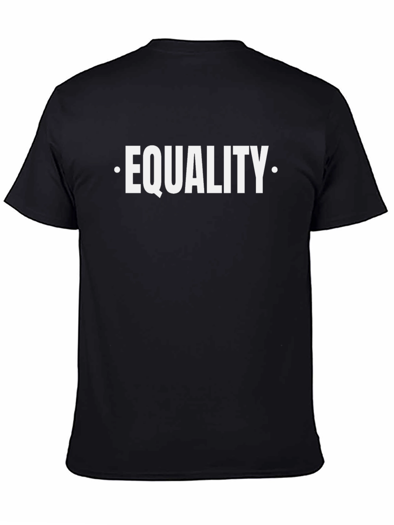 Black Equality T-Shirt - Unisex view 4
