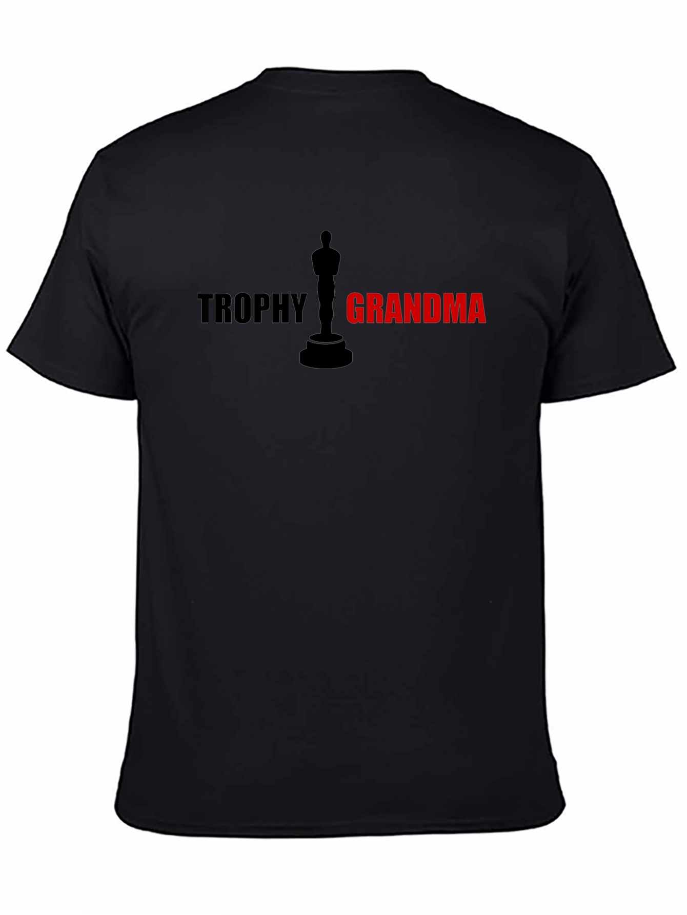 Black Trophy Grandma Graphic T-Shirt - Black view 4