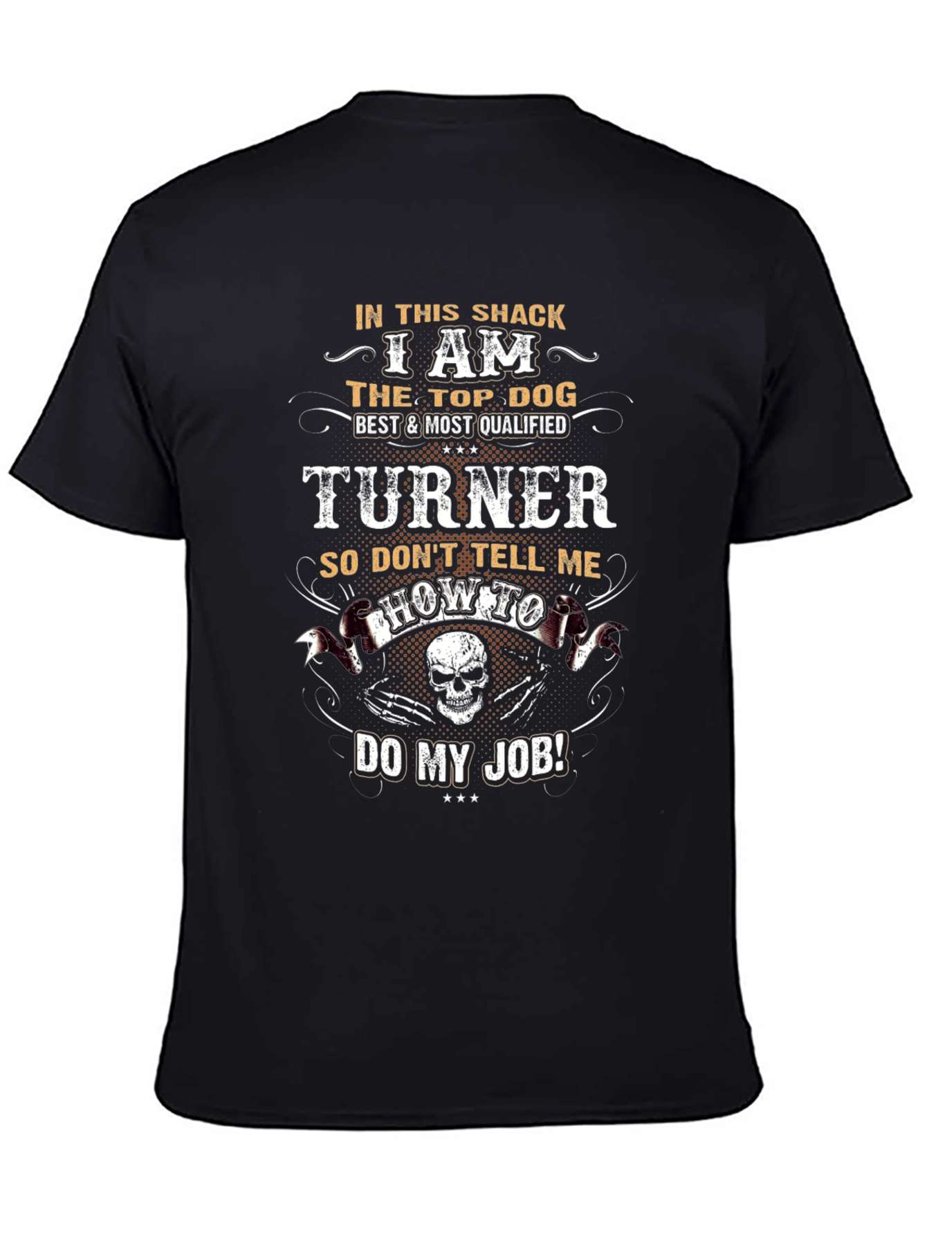 Black Turner: The Top Dog Graphic T-Shirt view 4