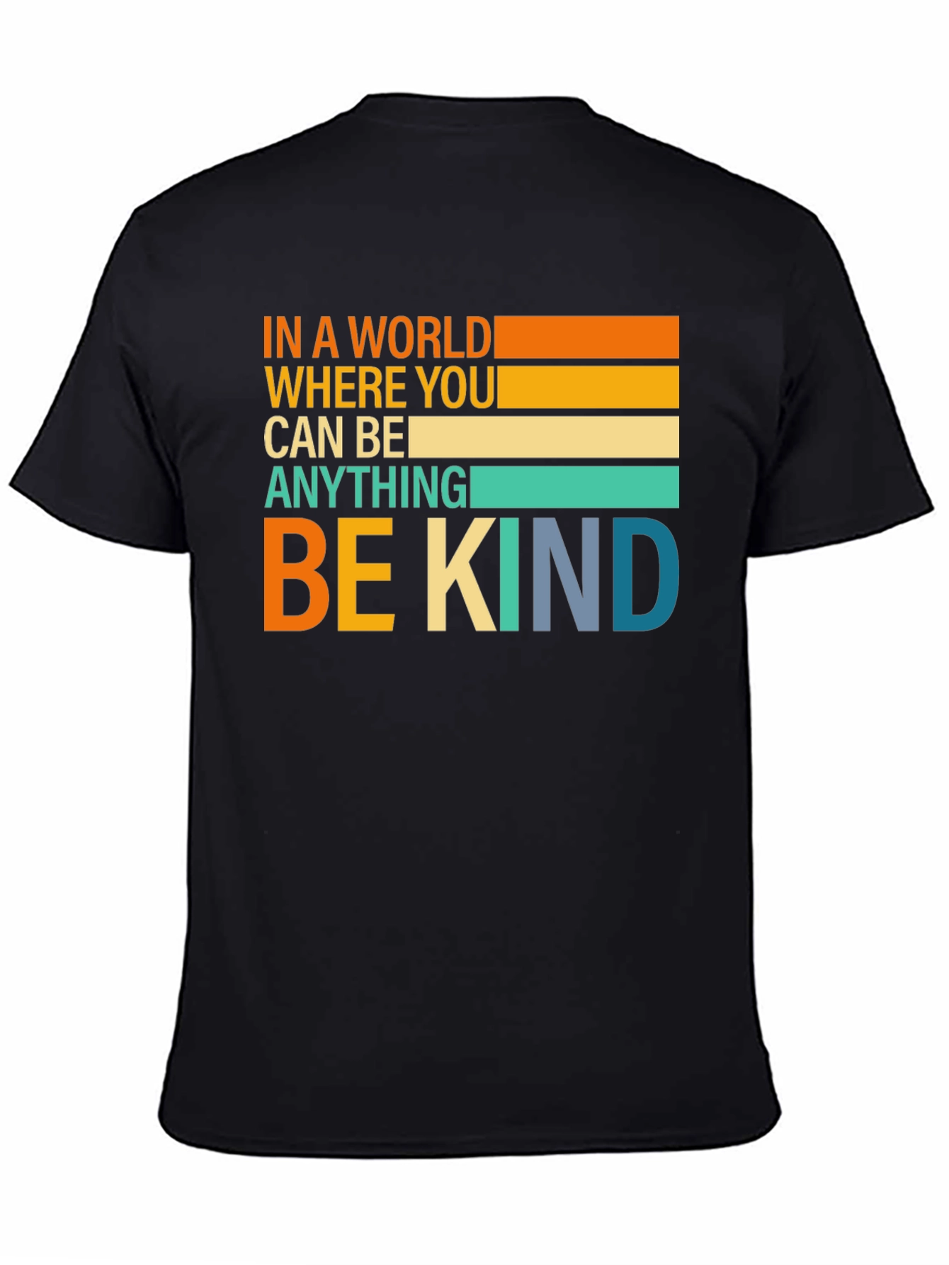Black Be Kind Graphic Tee view 4
