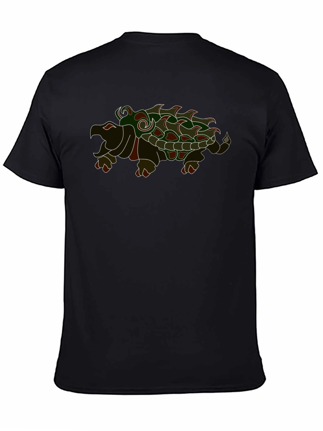 Black Alligator Snapping Turtle T-Shirt view 4