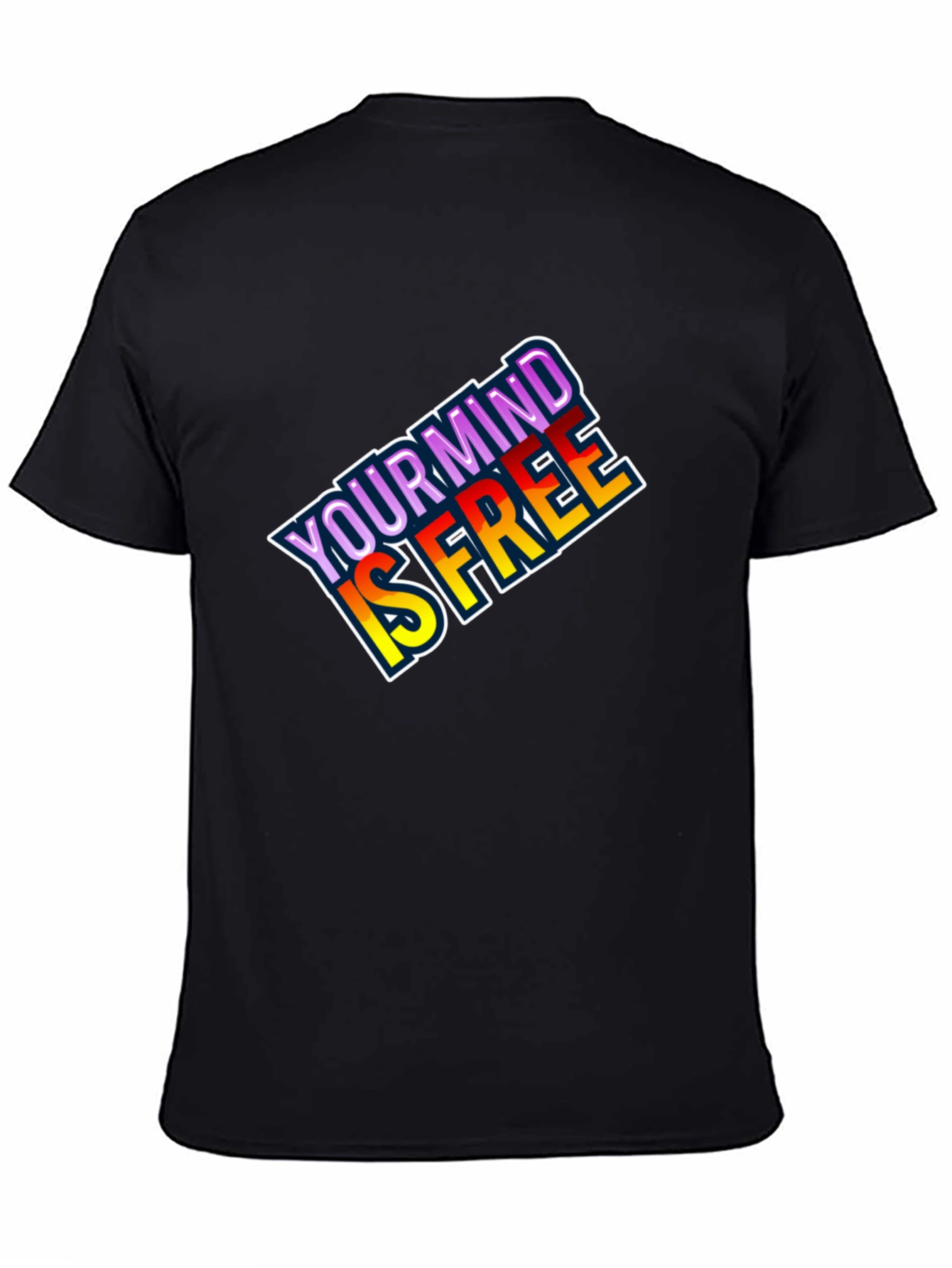 Black Your Mind is Free Graphic T-Shirt view 4