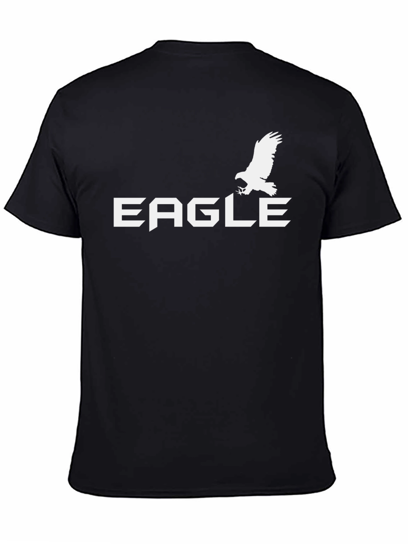Black Eagle Graphic Tee - Classic Black T-Shirt view 4