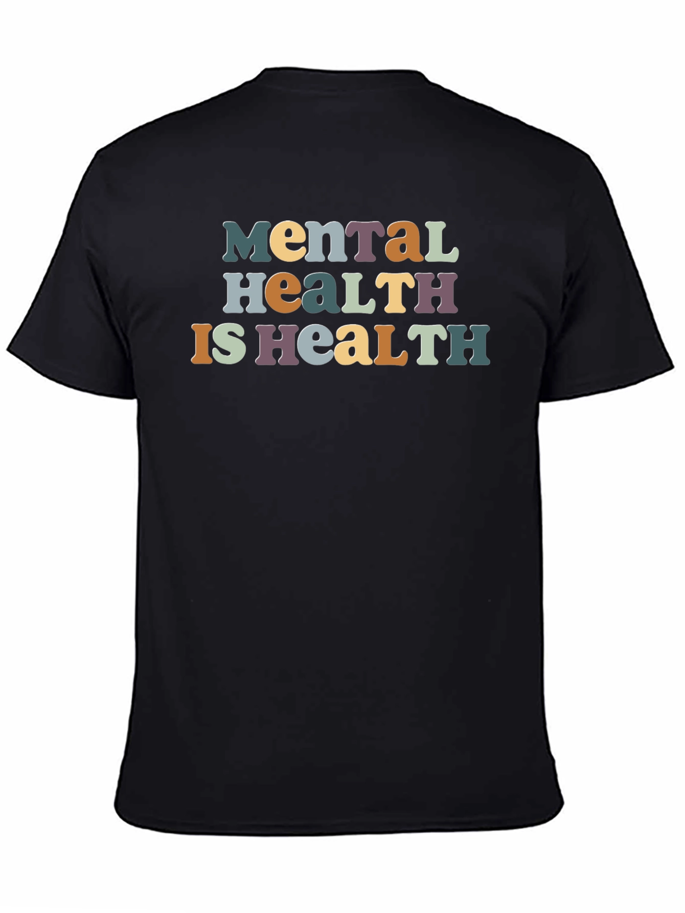 Black Mental Health is Health T-Shirt view 4
