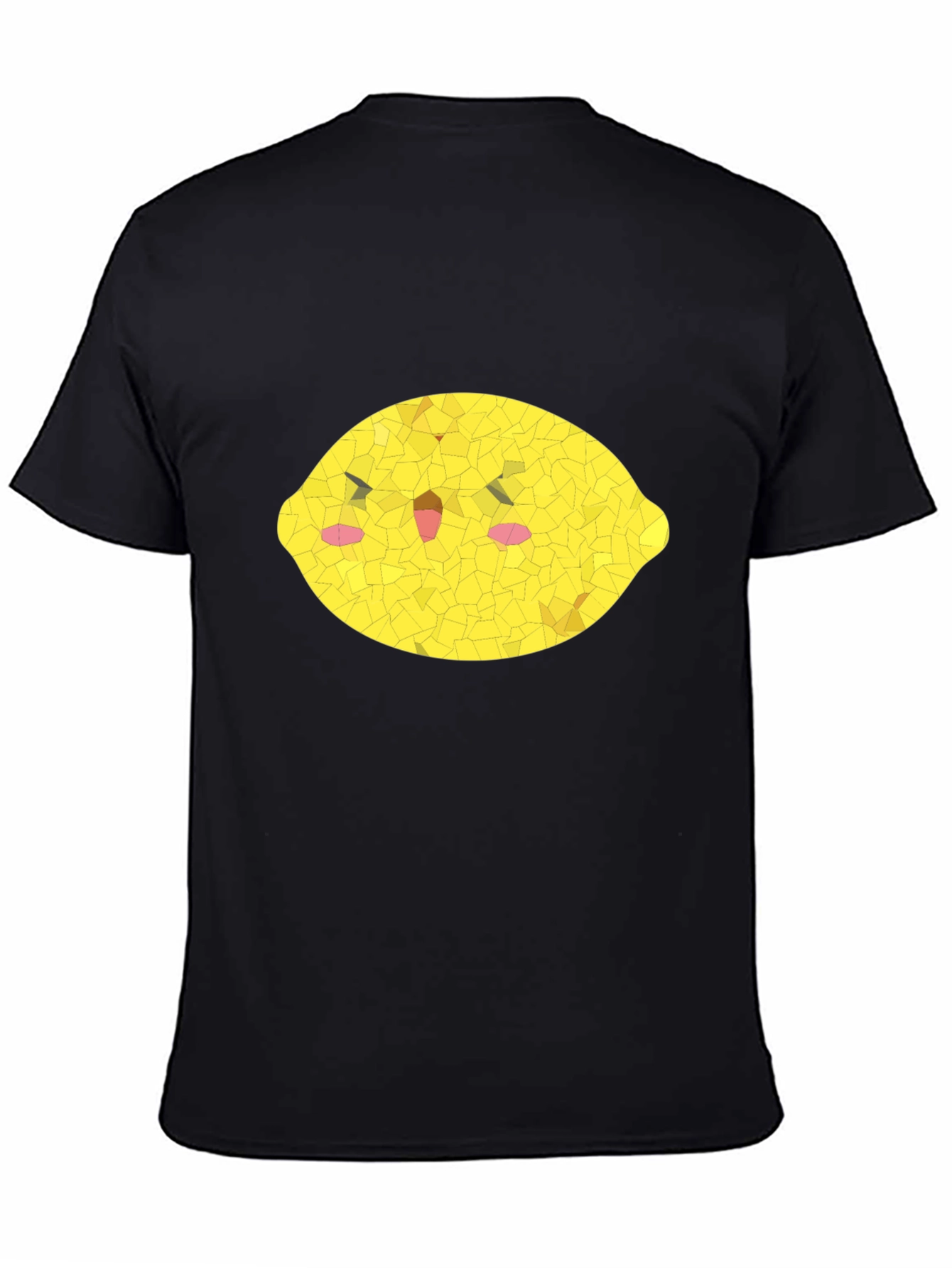 Black Lemon Graphic Tee - Black Unisex T-Shirt view 4