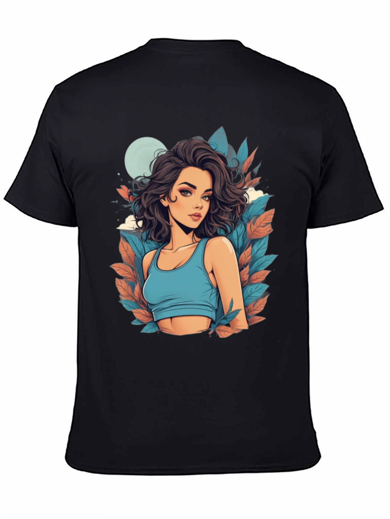 Black Woman Graphic Tee - Stylish Design view 4