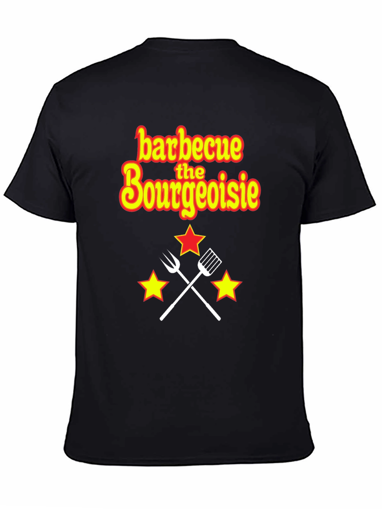 Black Barbecue the Bourgeoisie Graphic Tee view 4