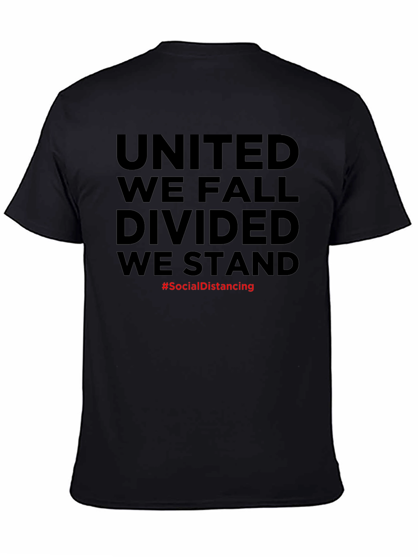 Black United We Stand Graphic Tee view 4