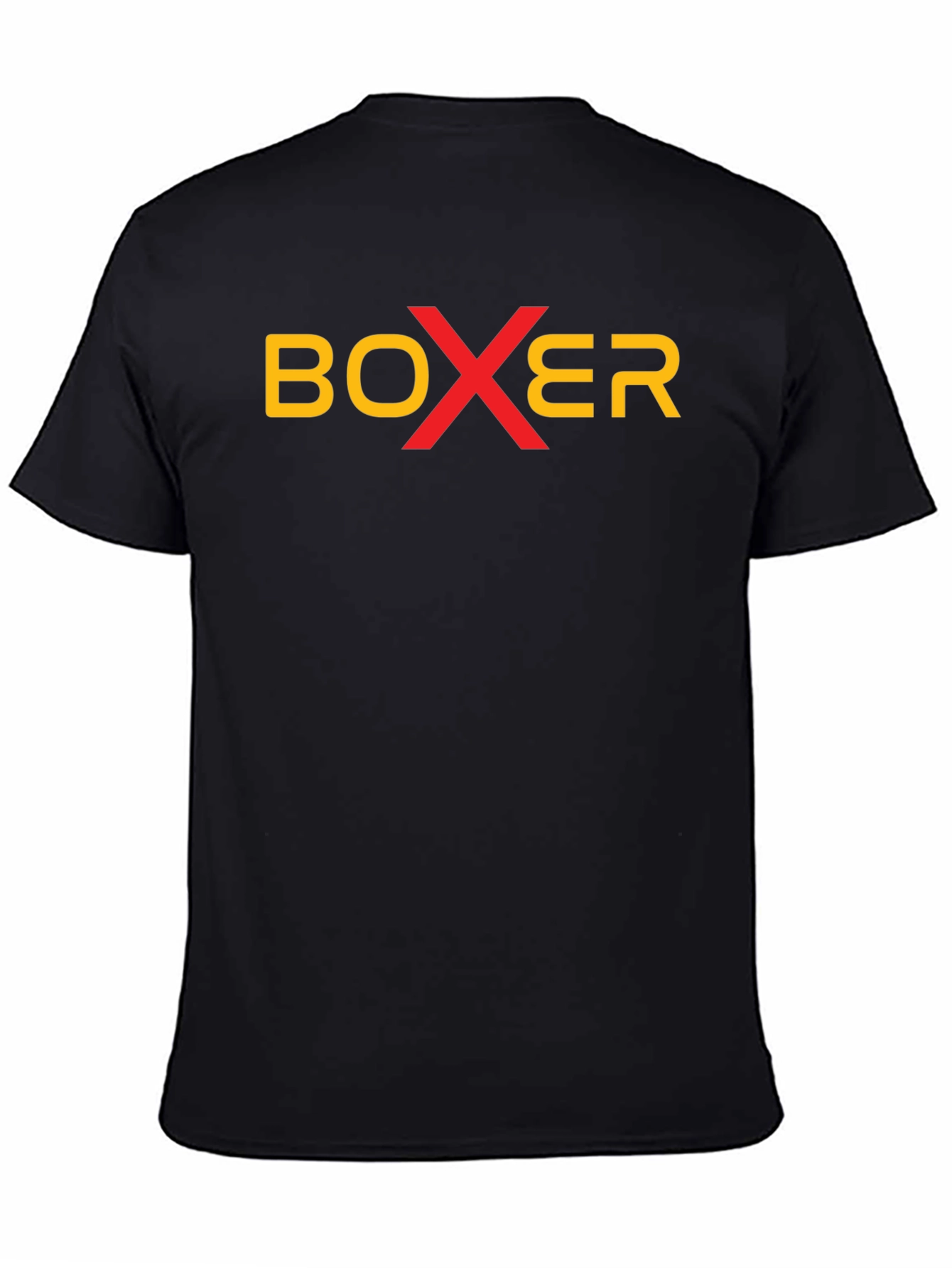 Black Boxer T-Shirt - Novelty Graphic Tee view 4