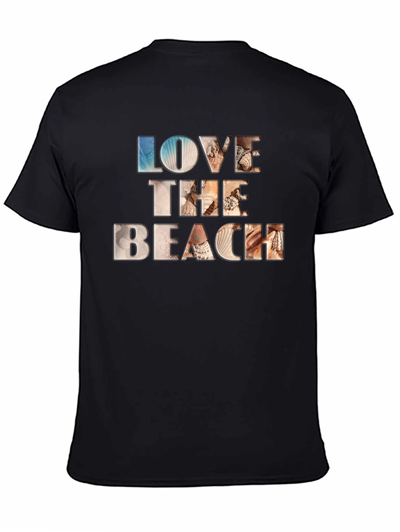 Black Love The Beach Graphic Tee view 4