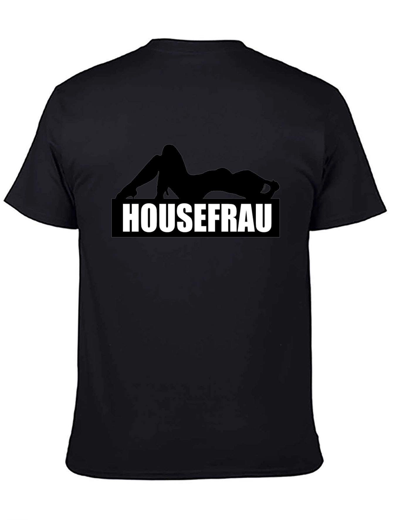 Black Housefrau Graphic T-Shirt - Black Tee view 4