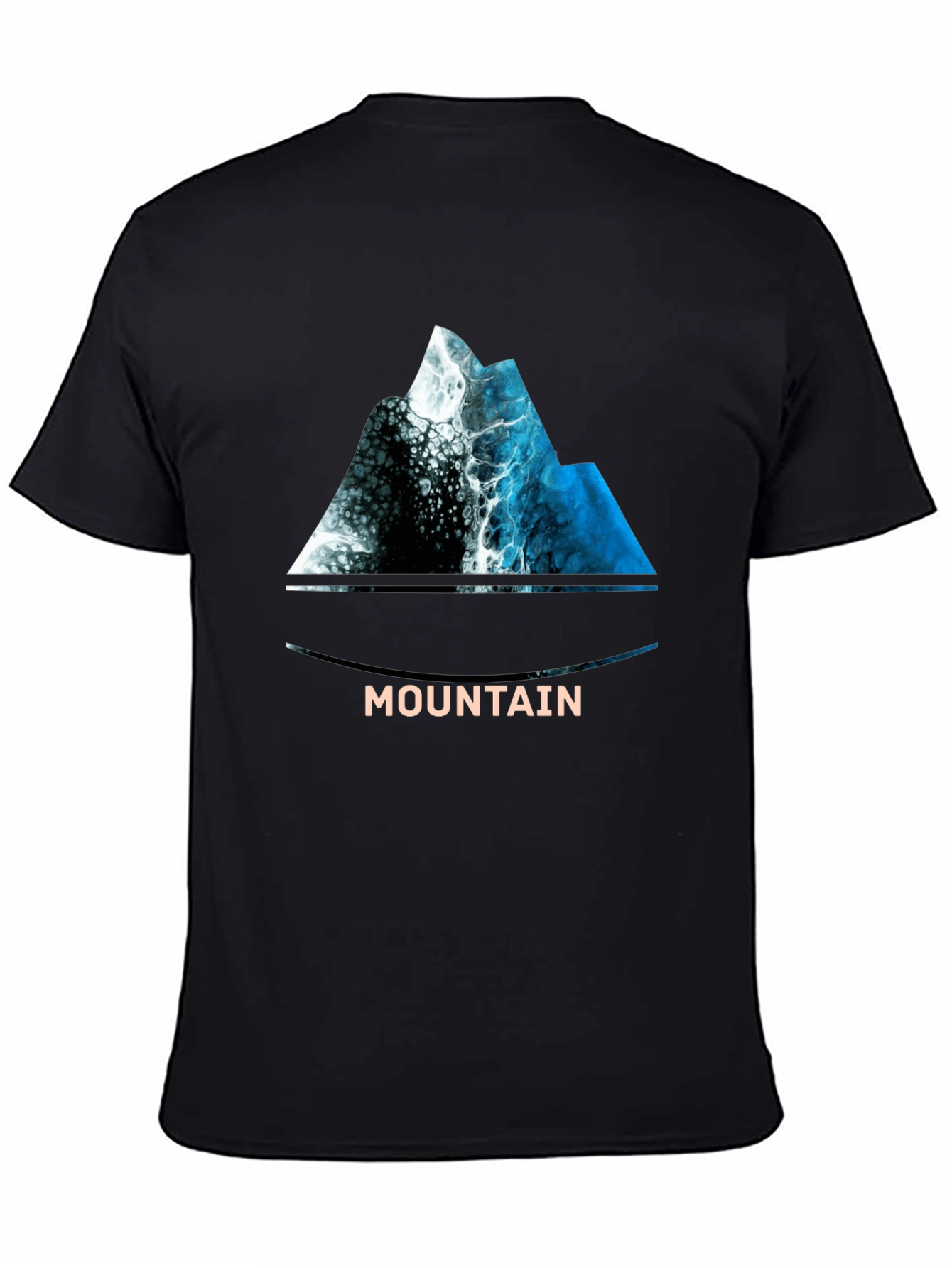 Black Mountain Graphic Print Black T-Shirt view 4