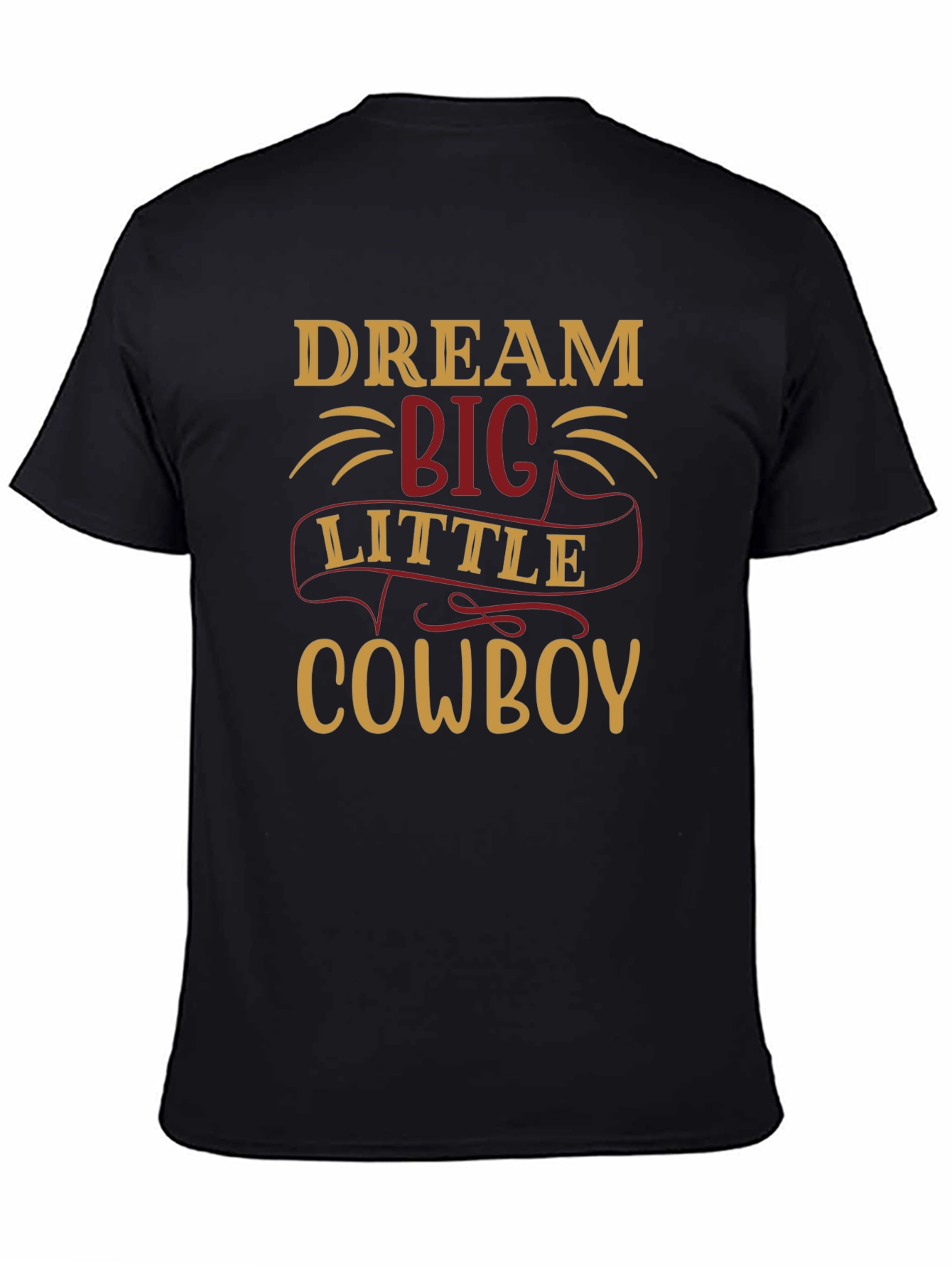 Dream Big Little Cowboy Graphic Tee - 4
