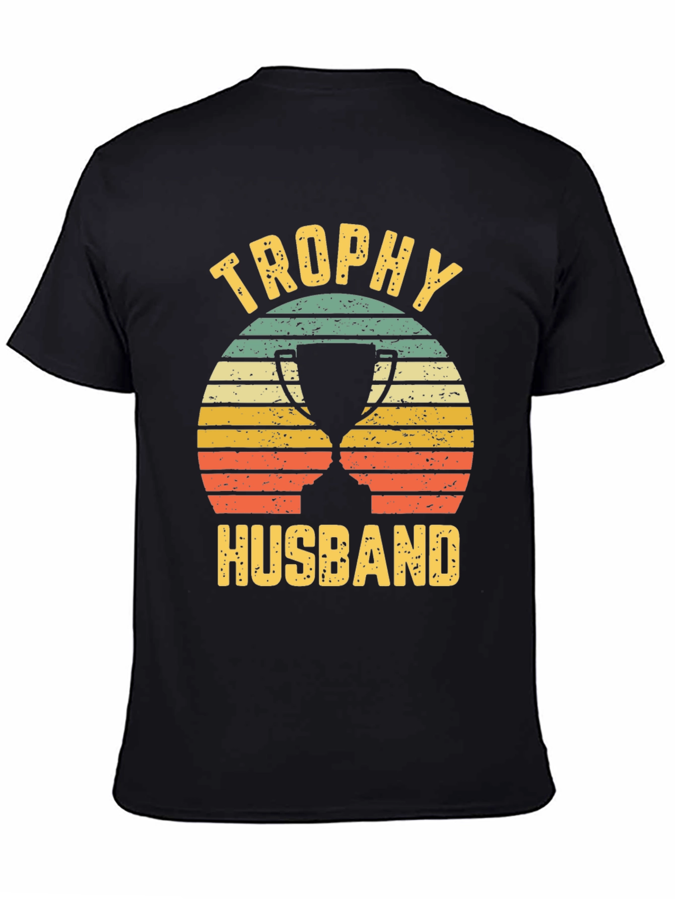Trophy Husband Graphic Tee - Retro Style - 4