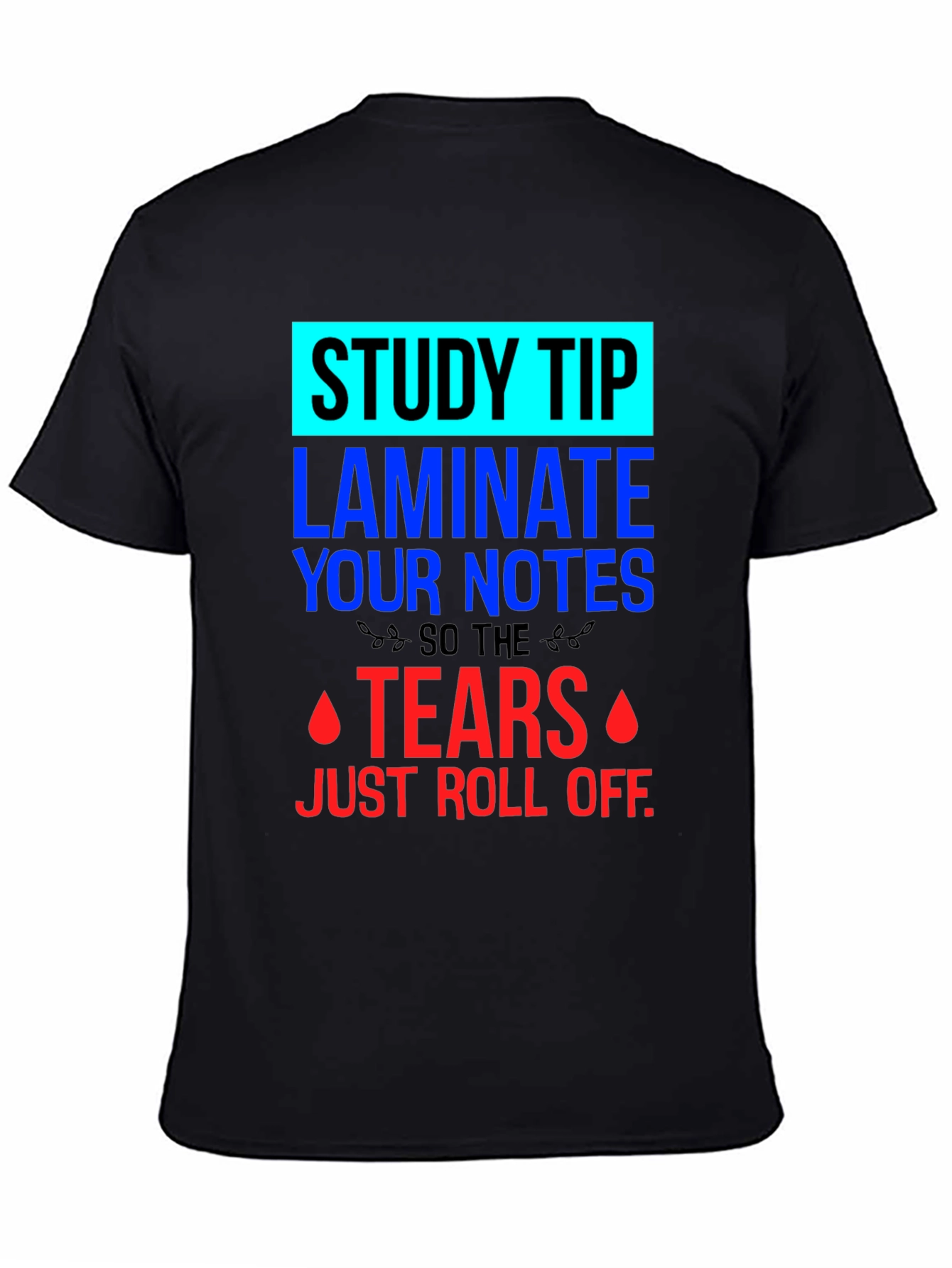 Black Study Tip T-Shirt view 4