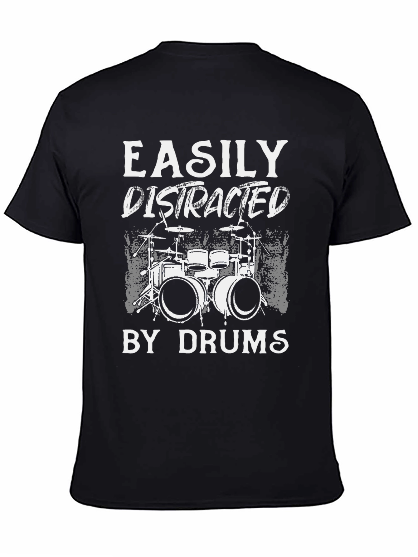 Easily Distracted by Drums T-Shirt - 4