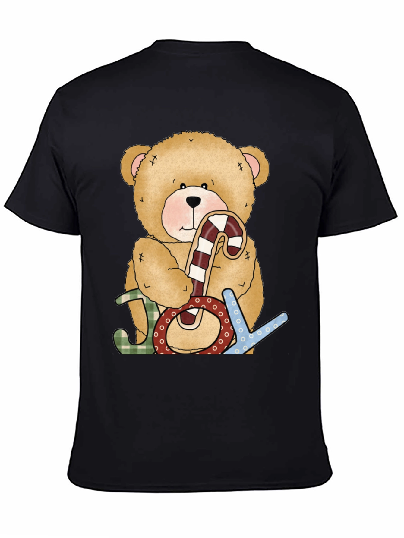 Black Teddy Bear JOY Graphic Tee view 4