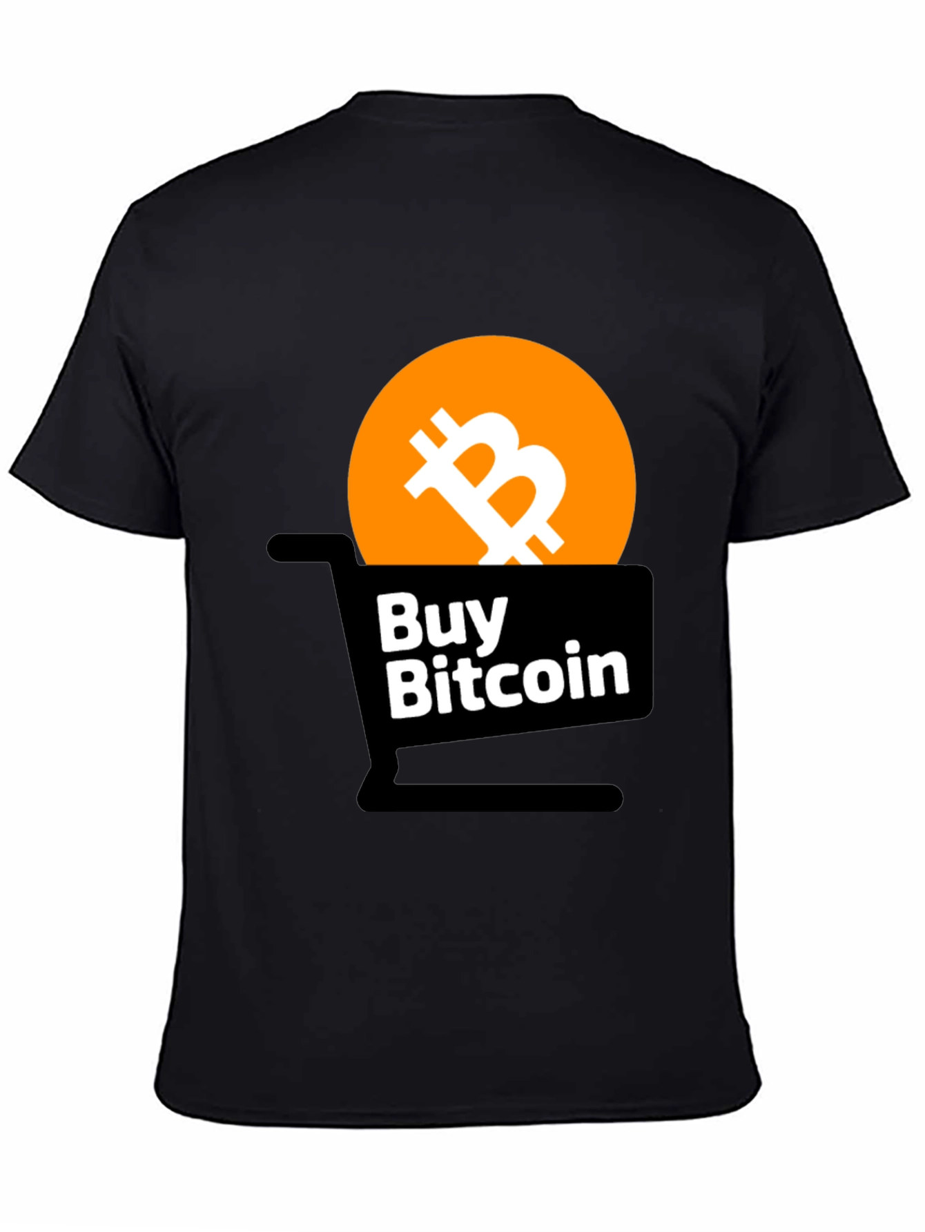 Buy Bitcoin Black Graphic Tee - Crypto Lover's Shirt - 4