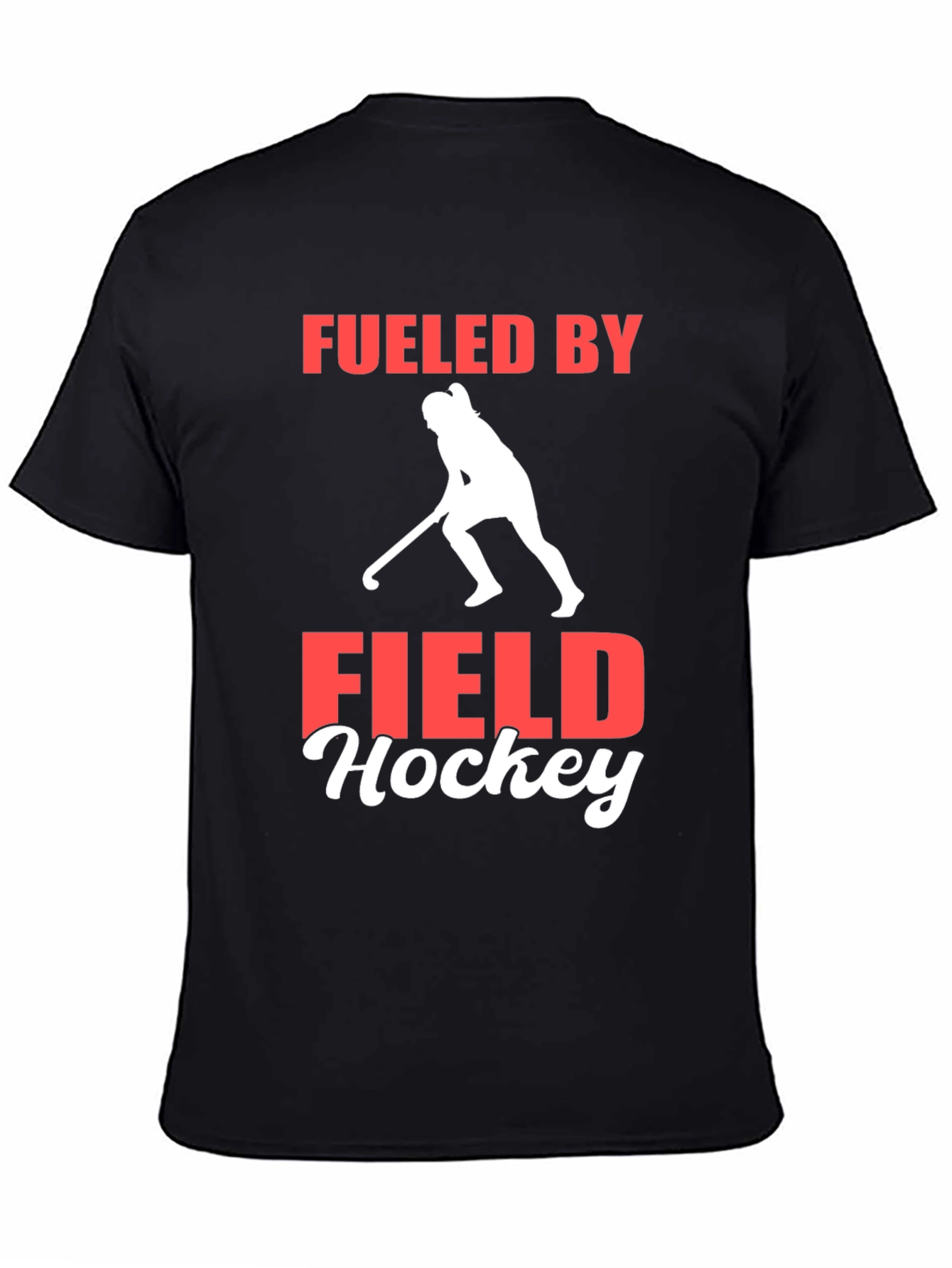 Black Fueled by Field Hockey T-Shirt view 4