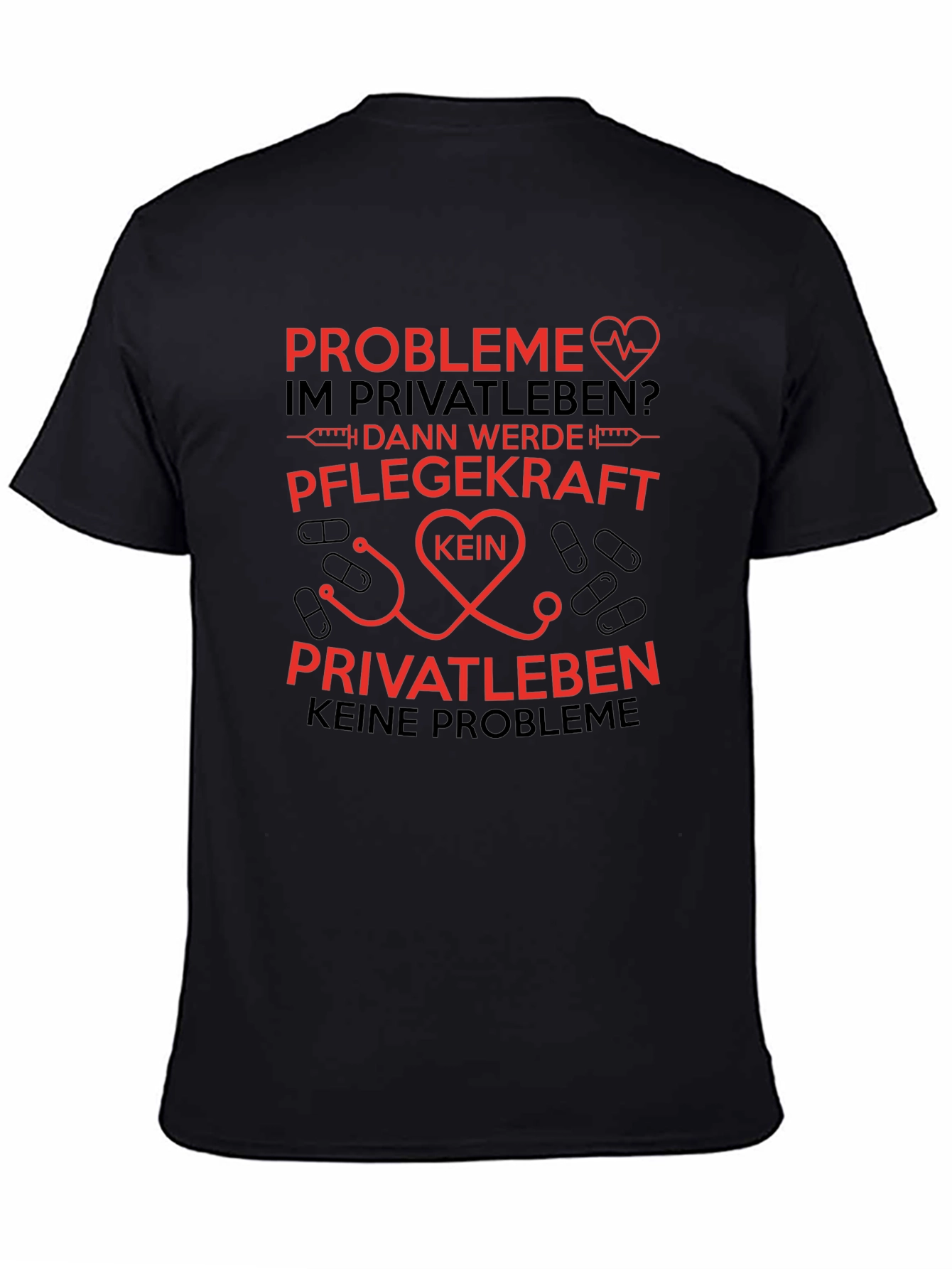 Black Probleme in Privatleben T-Shirt view 4