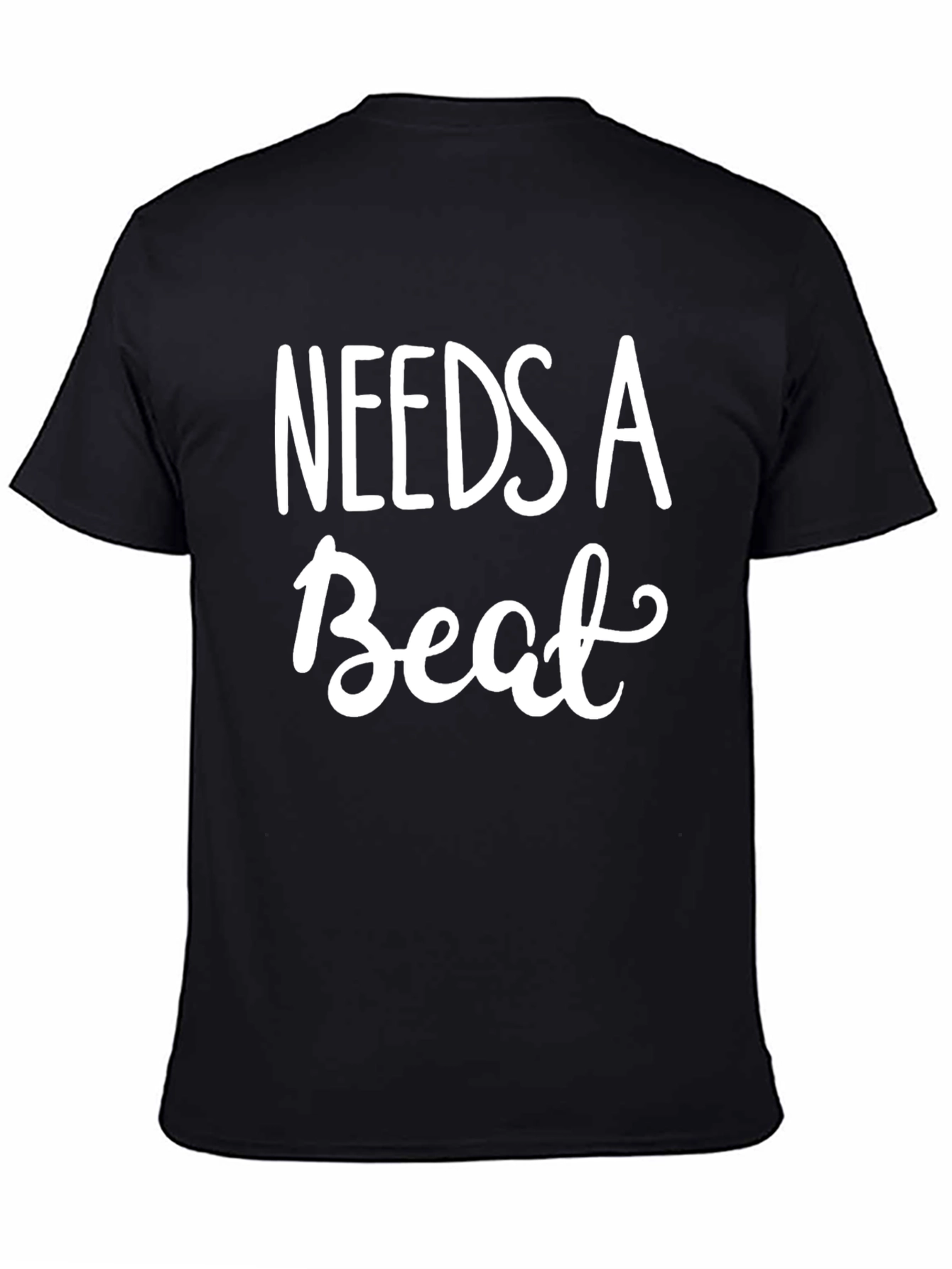 Black Needs A Beat Funny Slogan T-Shirt view 4